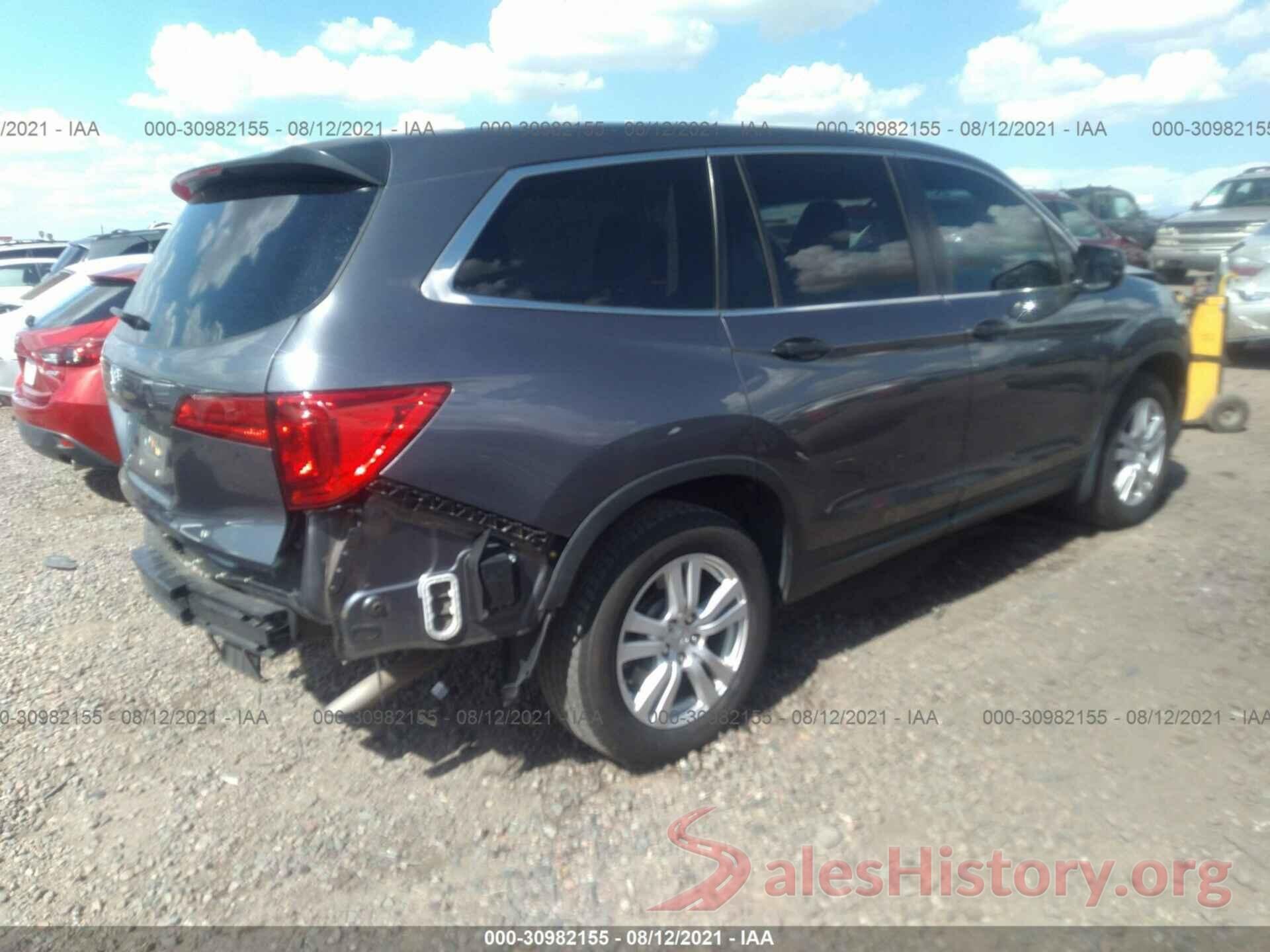 5FNYF5H18GB018365 2016 HONDA PILOT