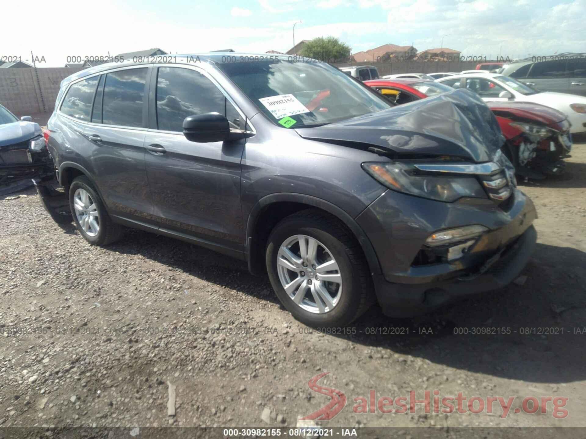 5FNYF5H18GB018365 2016 HONDA PILOT