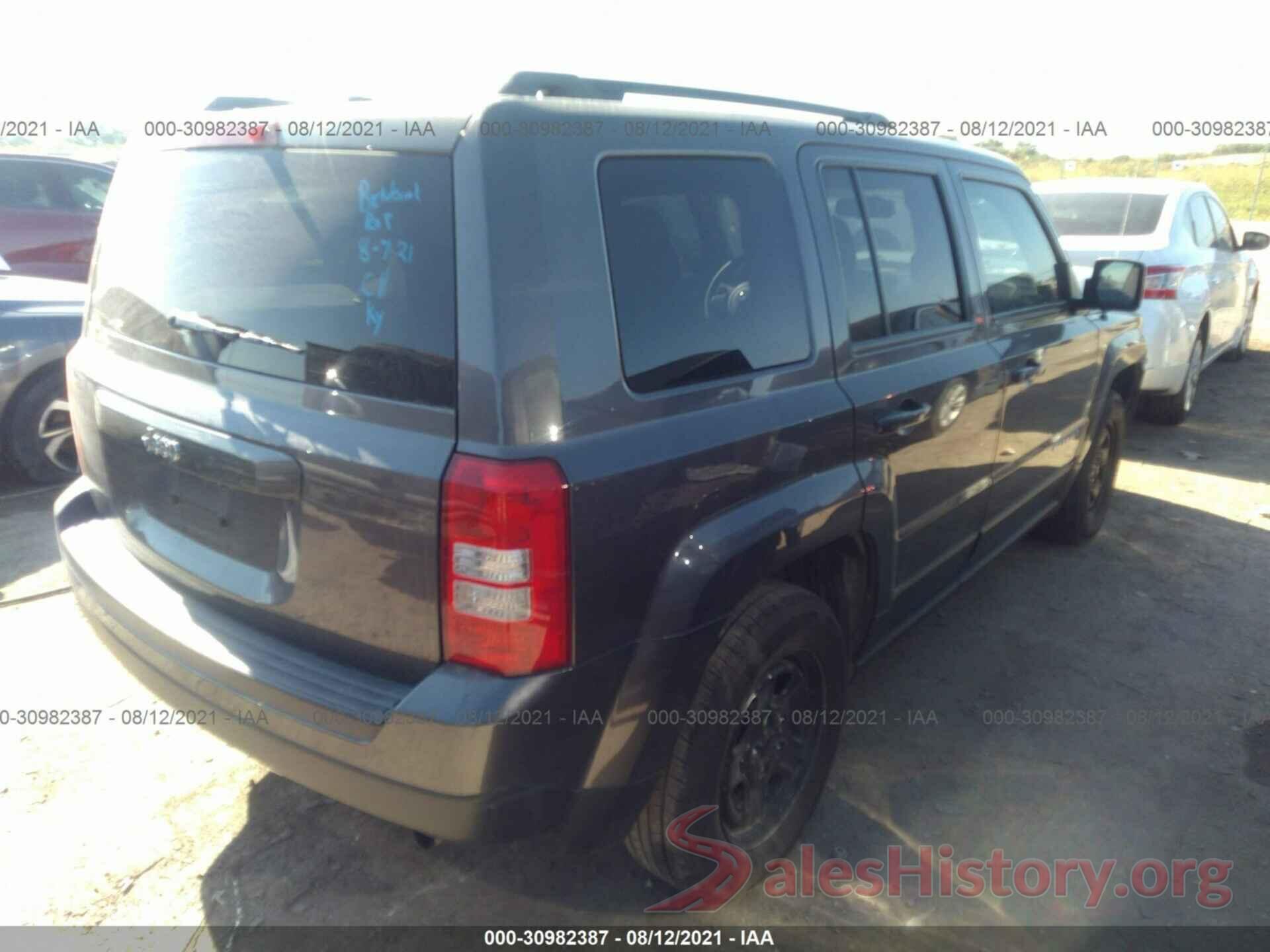 1C4NJPBB2GD776627 2016 JEEP PATRIOT