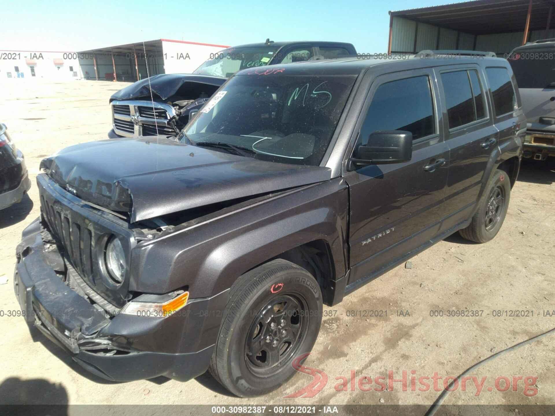 1C4NJPBB2GD776627 2016 JEEP PATRIOT