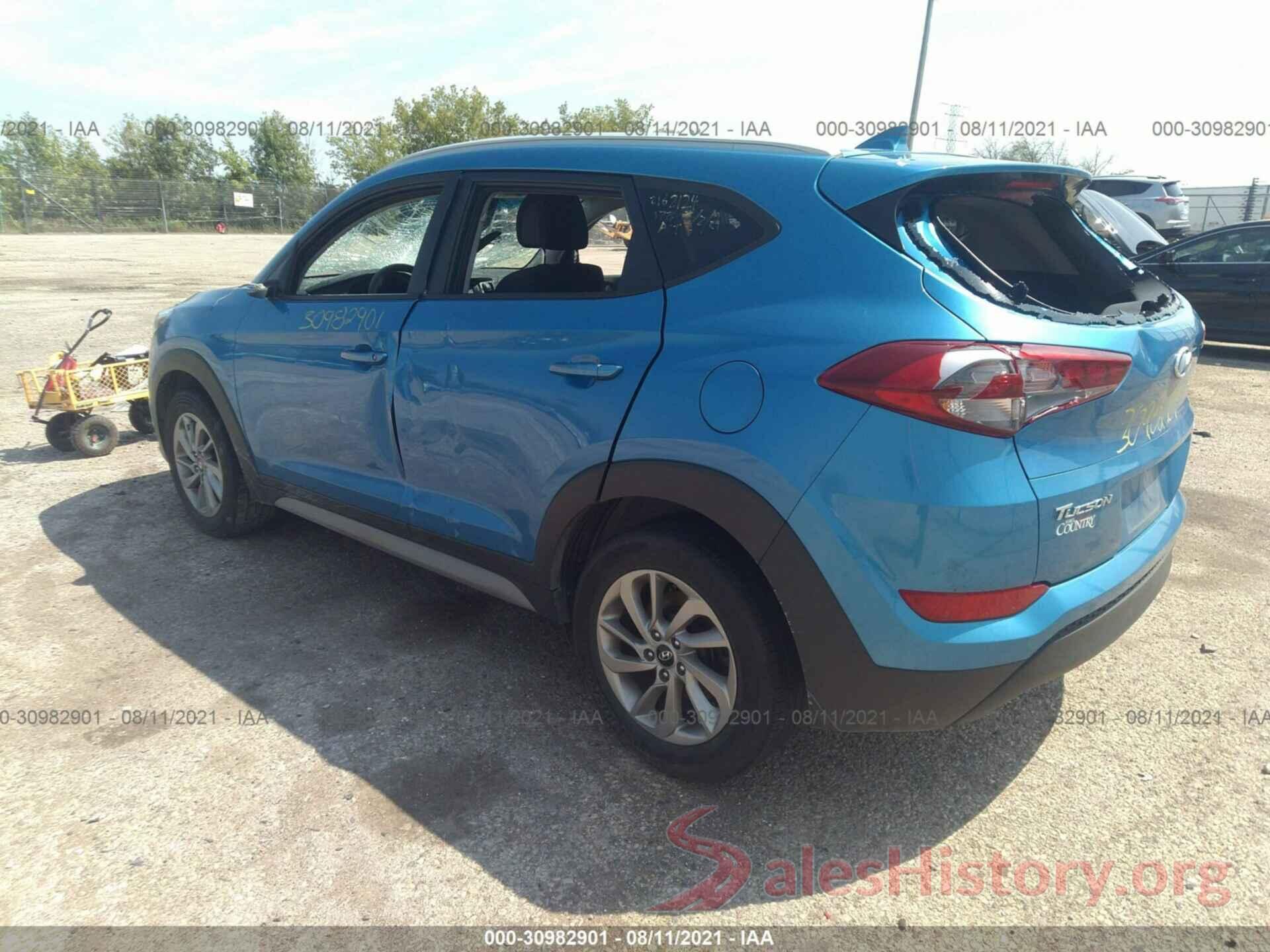 KM8J3CA49JU599517 2018 HYUNDAI TUCSON