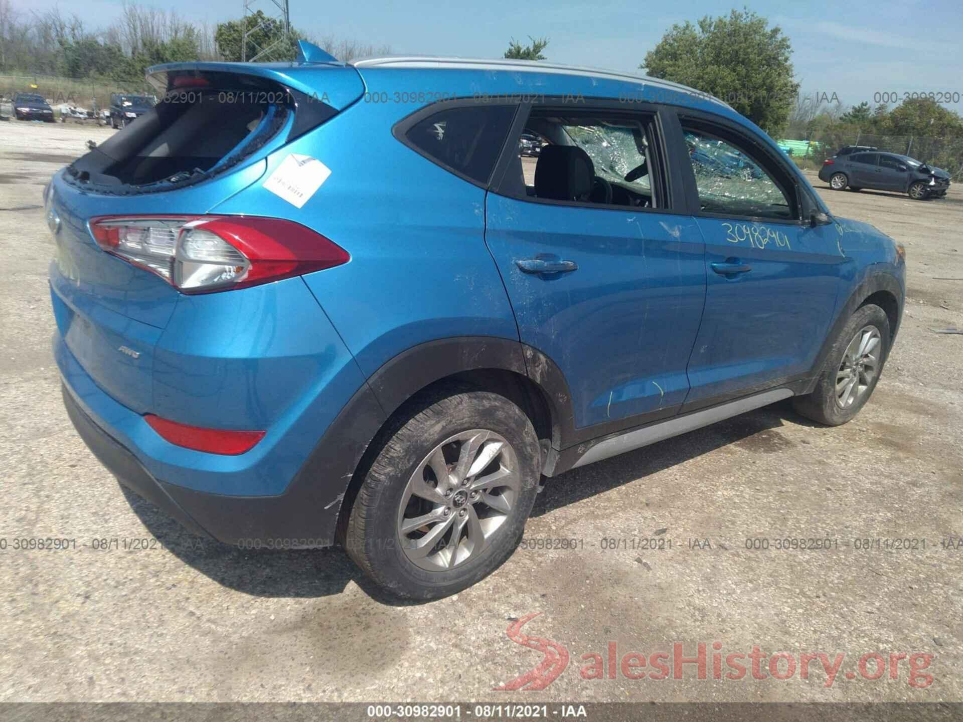 KM8J3CA49JU599517 2018 HYUNDAI TUCSON