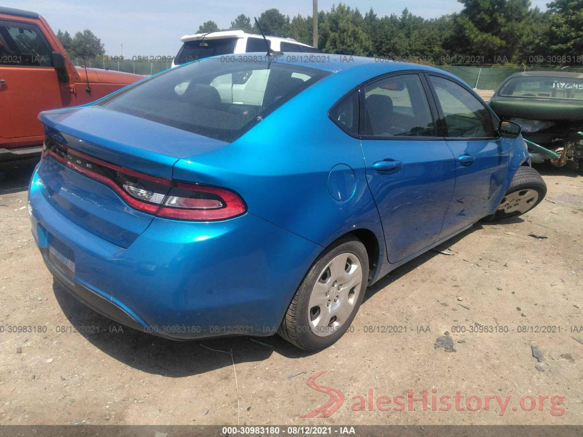 1C3CDFAA3GD717947 2016 DODGE DART