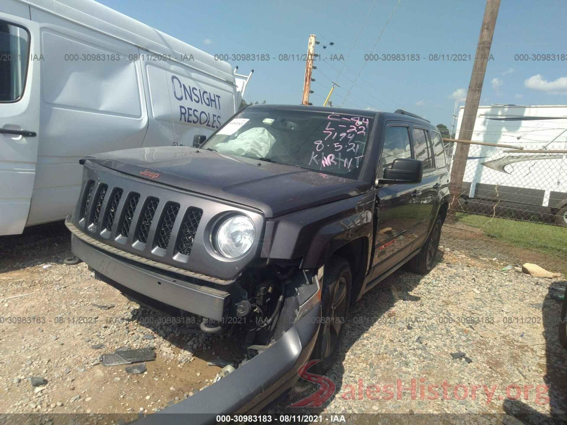 1C4NJRBBXGD707194 2016 JEEP PATRIOT