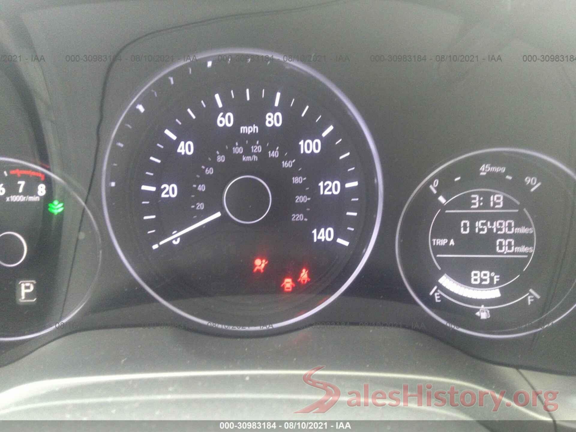 3CZRU6H34KM703253 2019 HONDA HR-V