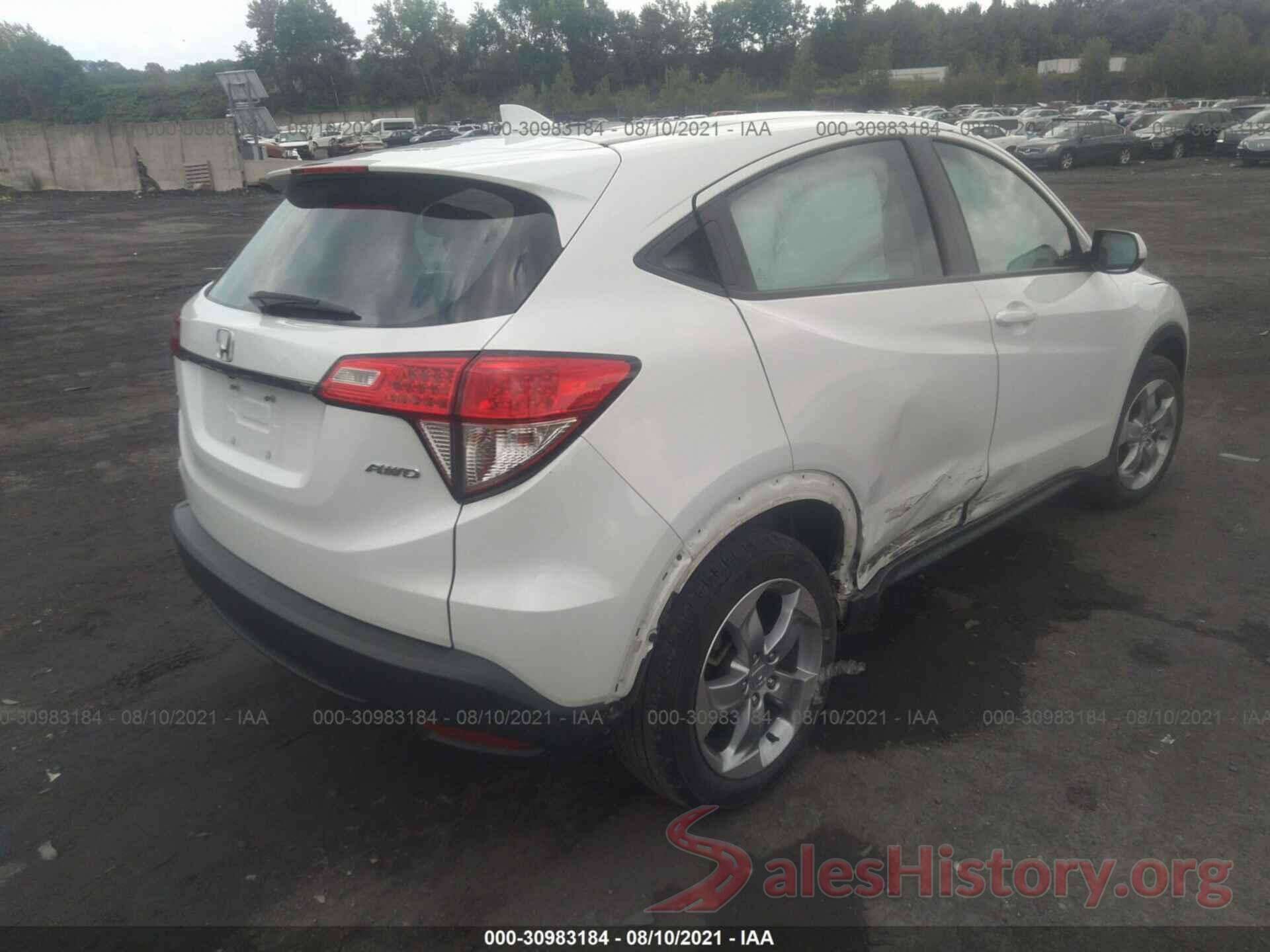 3CZRU6H34KM703253 2019 HONDA HR-V