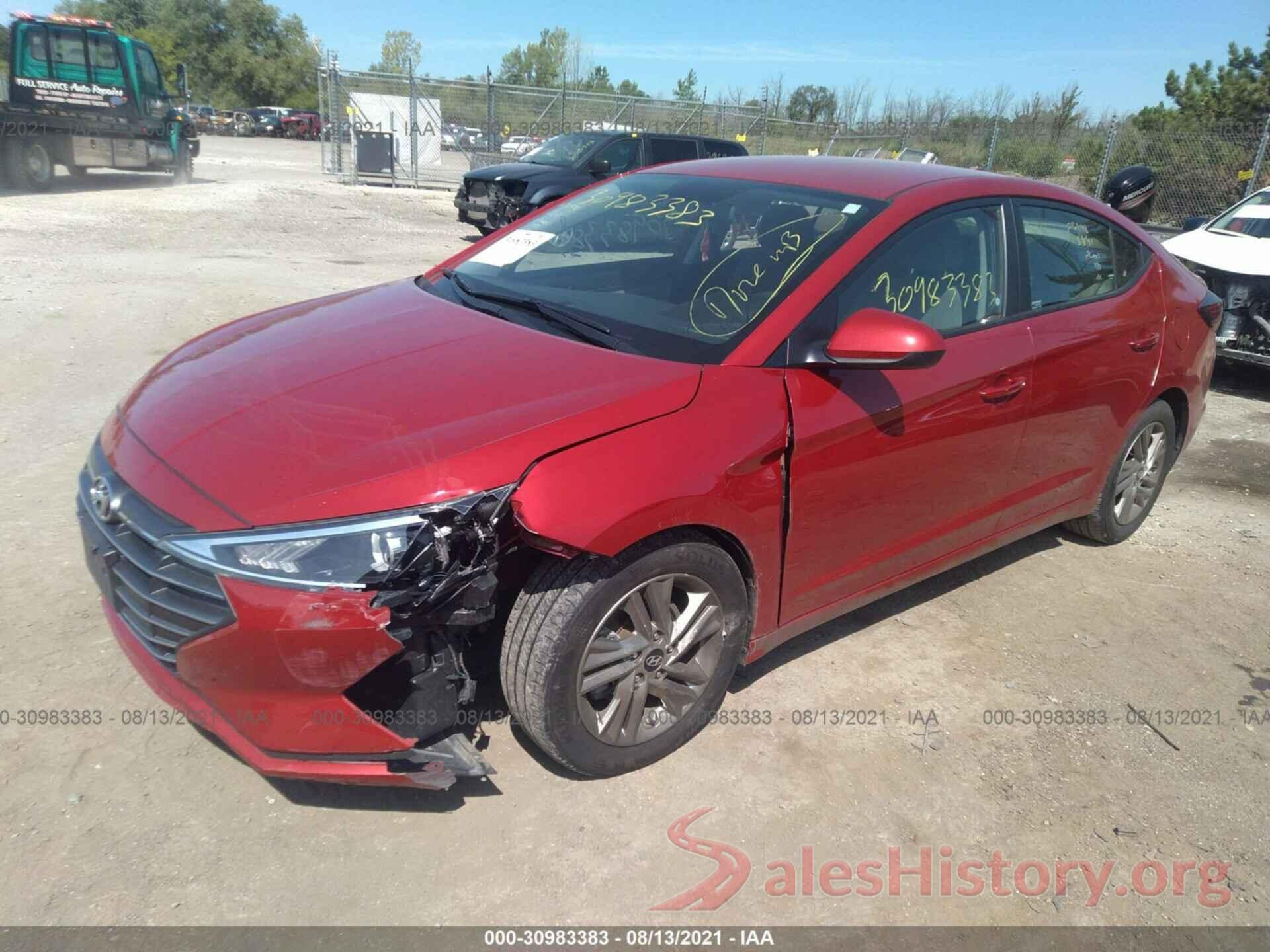 5NPD84LF1KH425010 2019 HYUNDAI ELANTRA