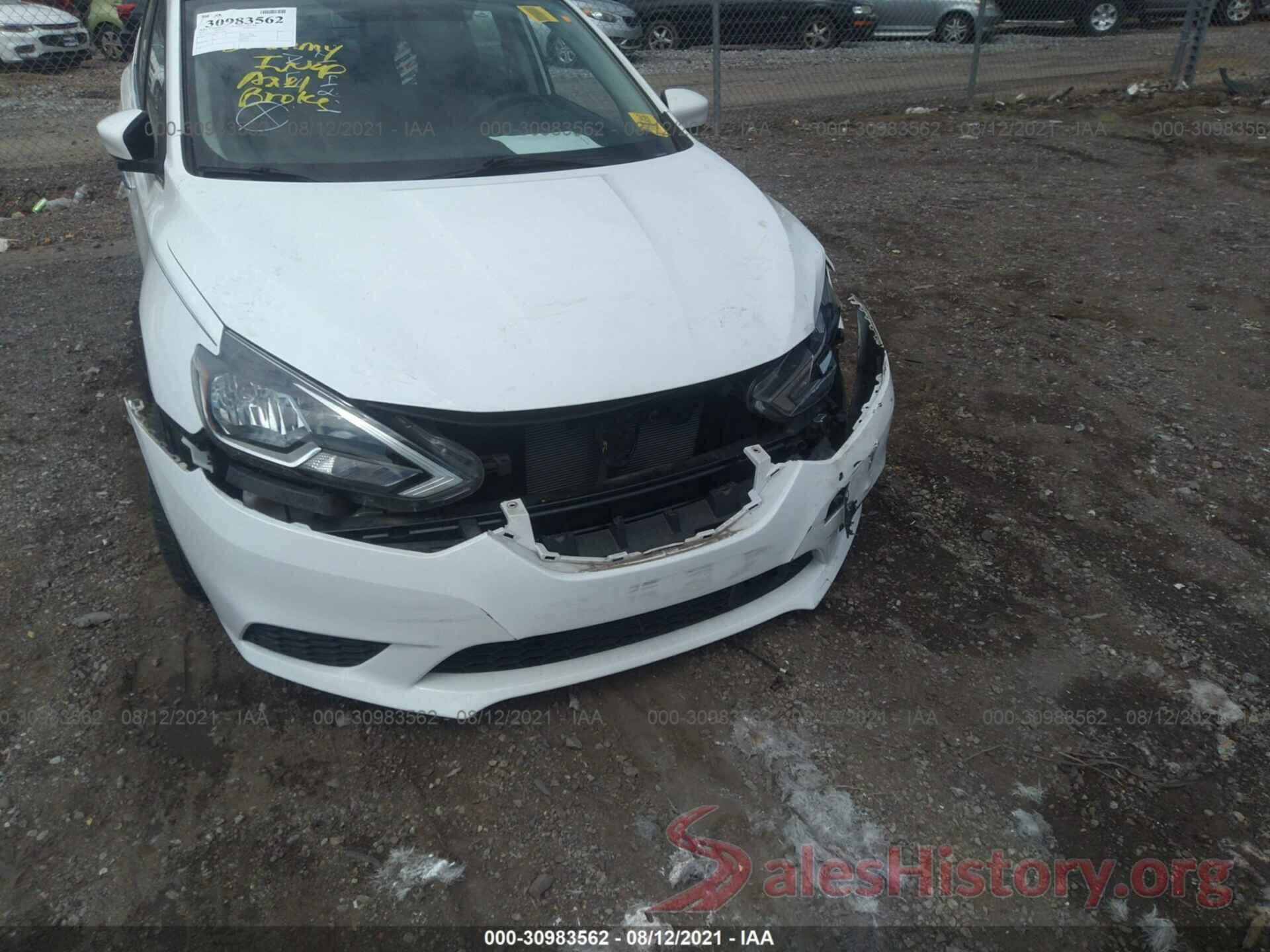 3N1AB7APXKY217487 2019 NISSAN SENTRA