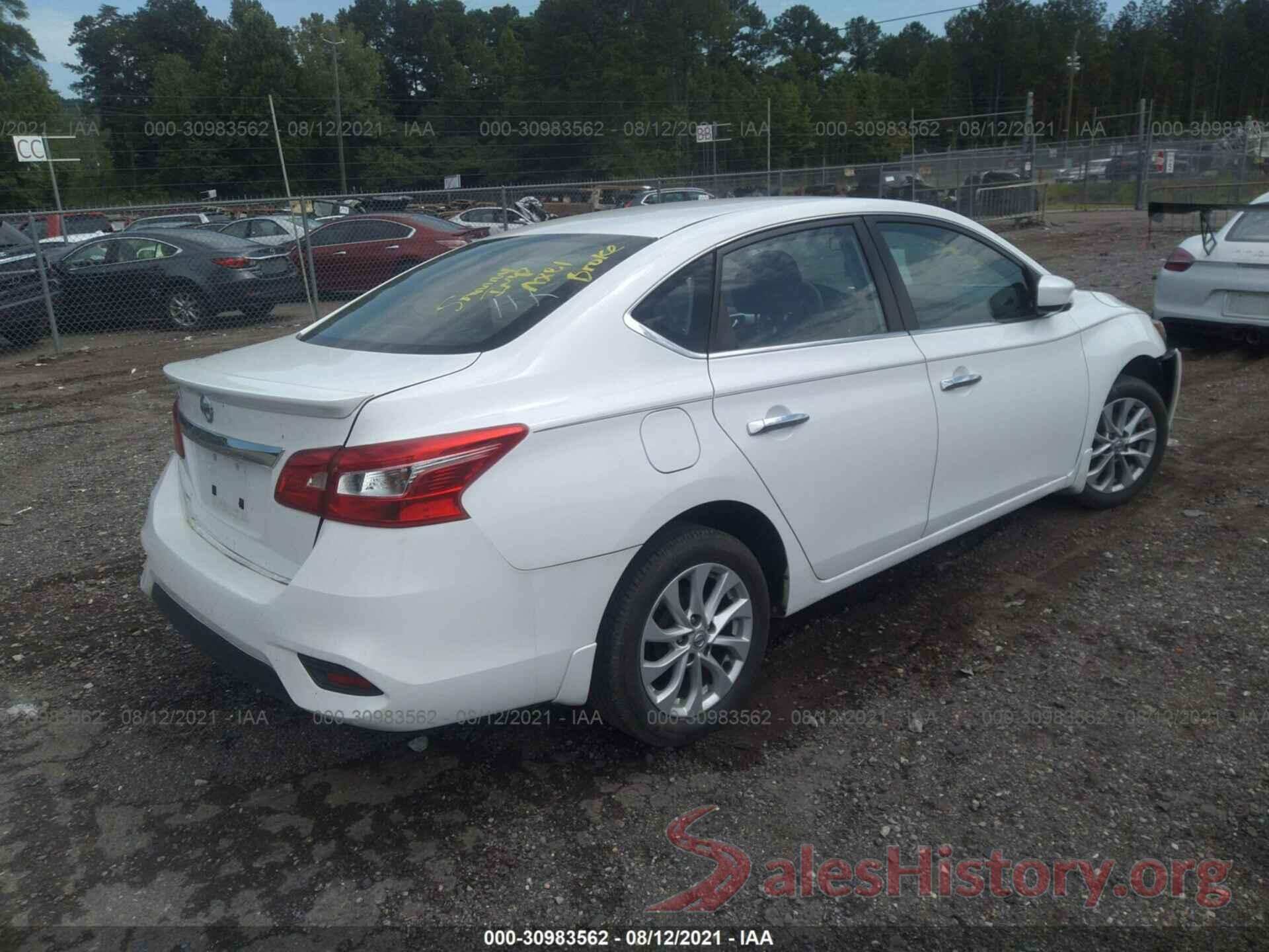 3N1AB7APXKY217487 2019 NISSAN SENTRA