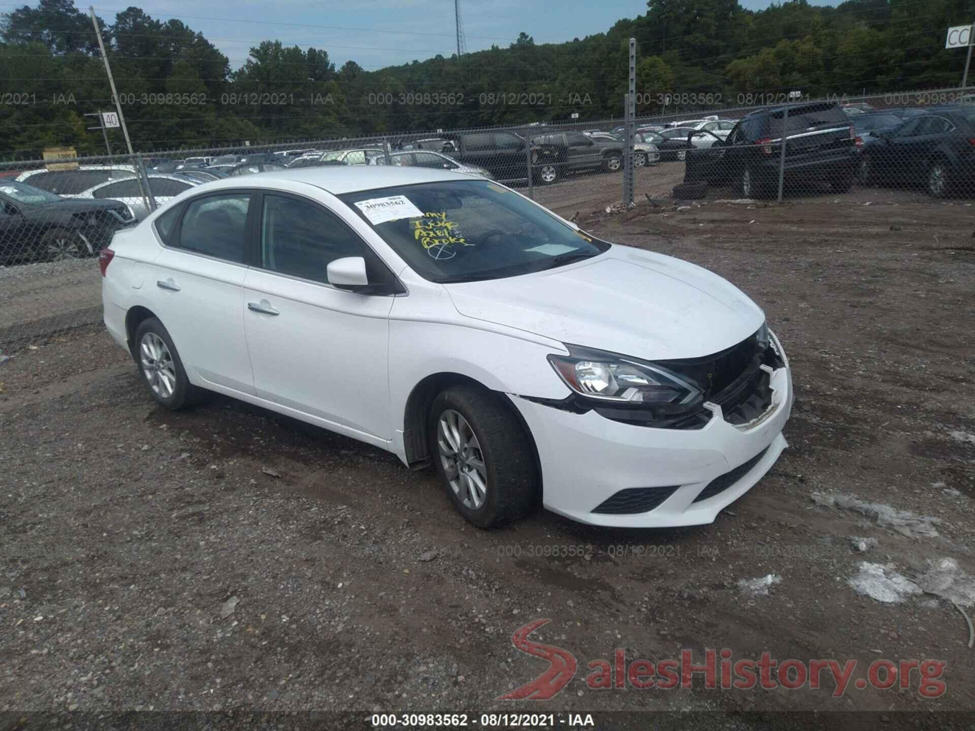 3N1AB7APXKY217487 2019 NISSAN SENTRA