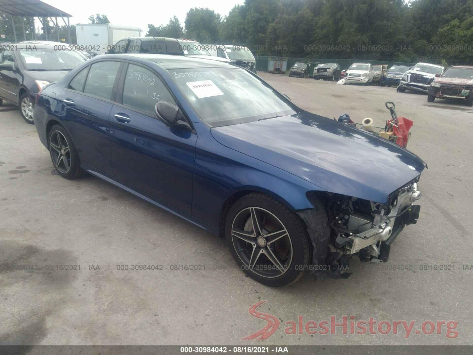 55SWF4KB3HU209579 2017 MERCEDES-BENZ C-CLASS