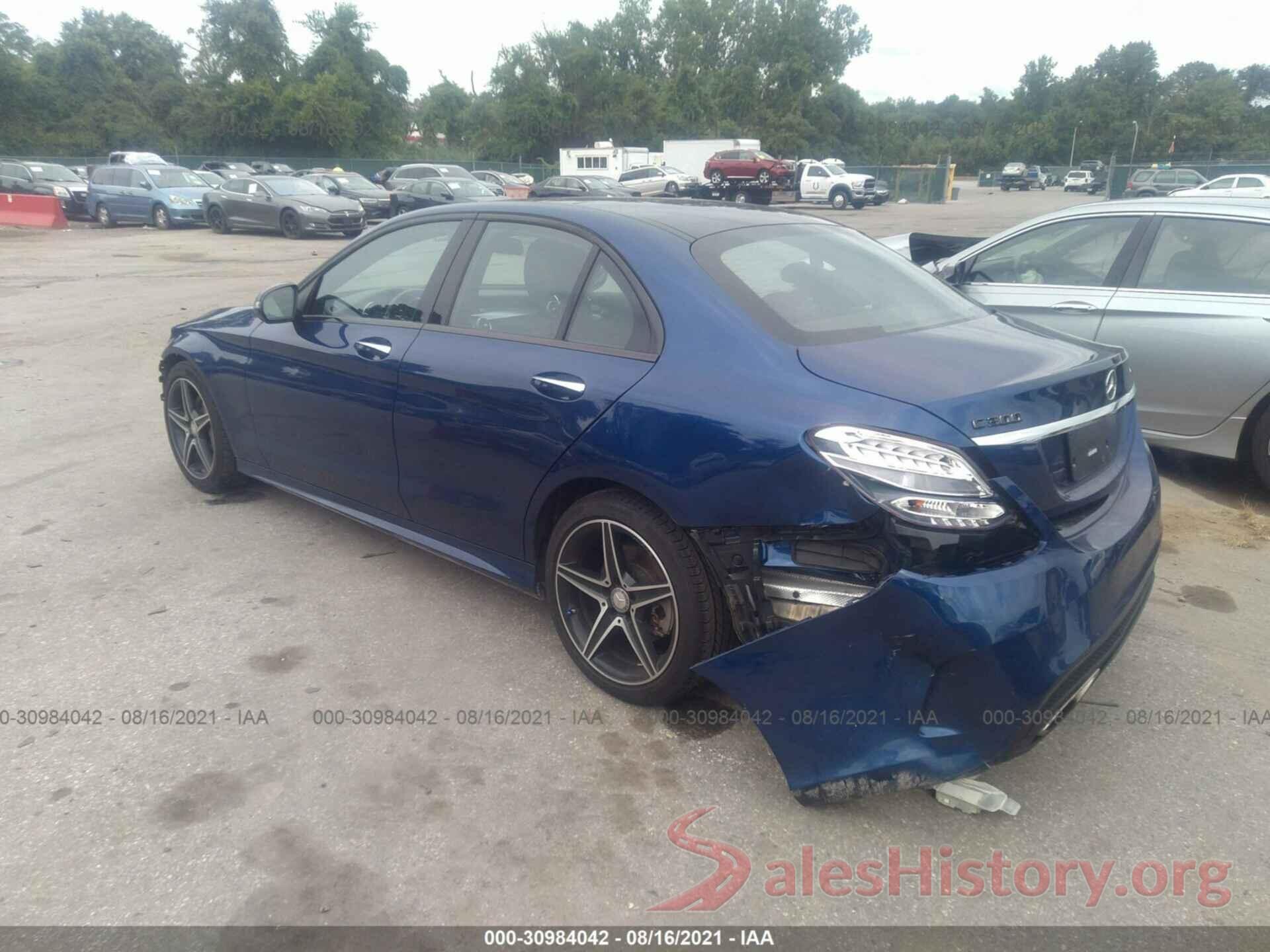 55SWF4KB3HU209579 2017 MERCEDES-BENZ C-CLASS