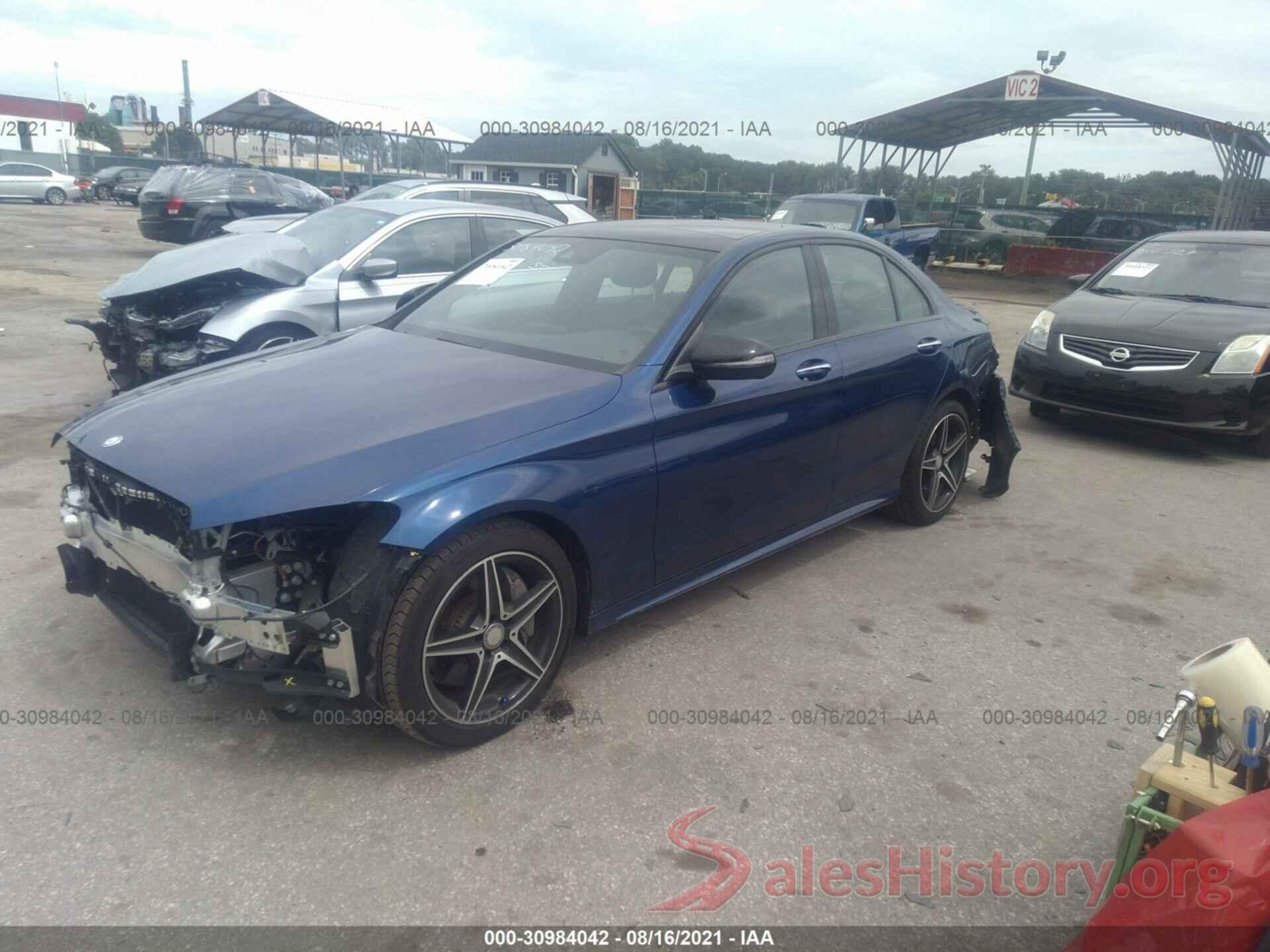 55SWF4KB3HU209579 2017 MERCEDES-BENZ C-CLASS