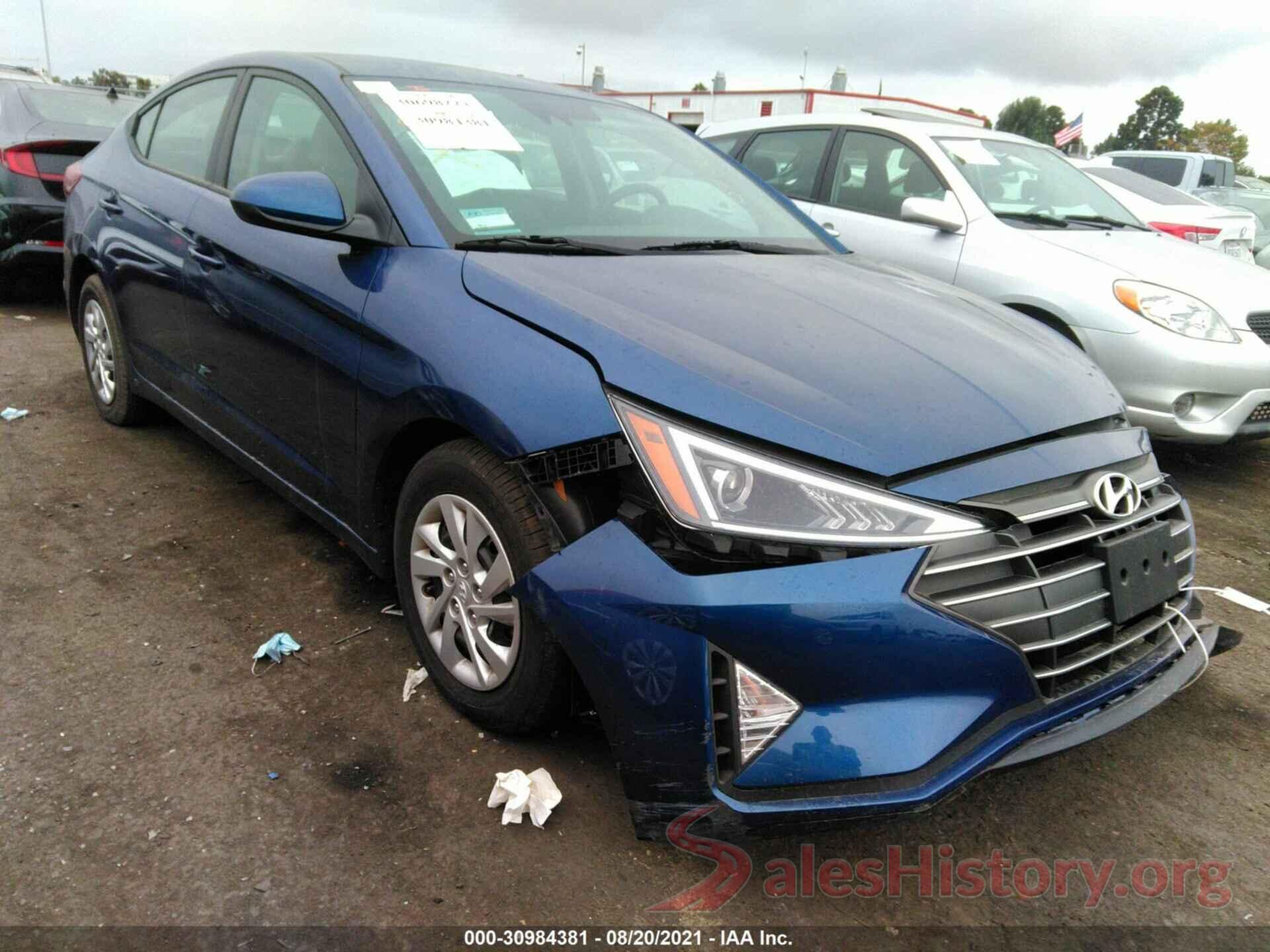 5NPD74LF8LH588872 2020 HYUNDAI ELANTRA