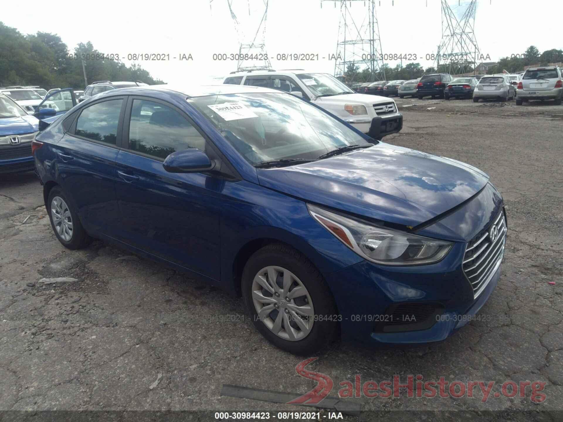 3KPC24A63ME136038 2021 HYUNDAI ACCENT