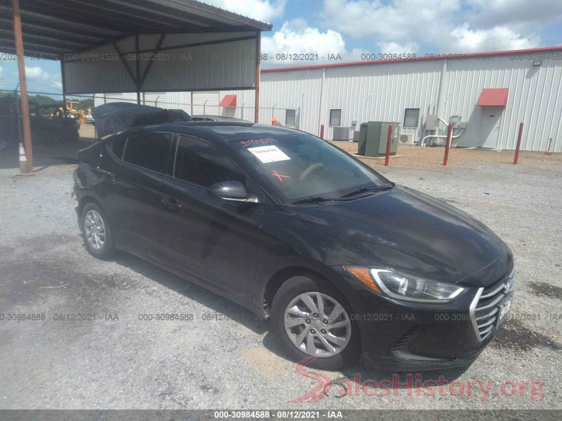 5NPD74LF2HH177054 2017 HYUNDAI ELANTRA