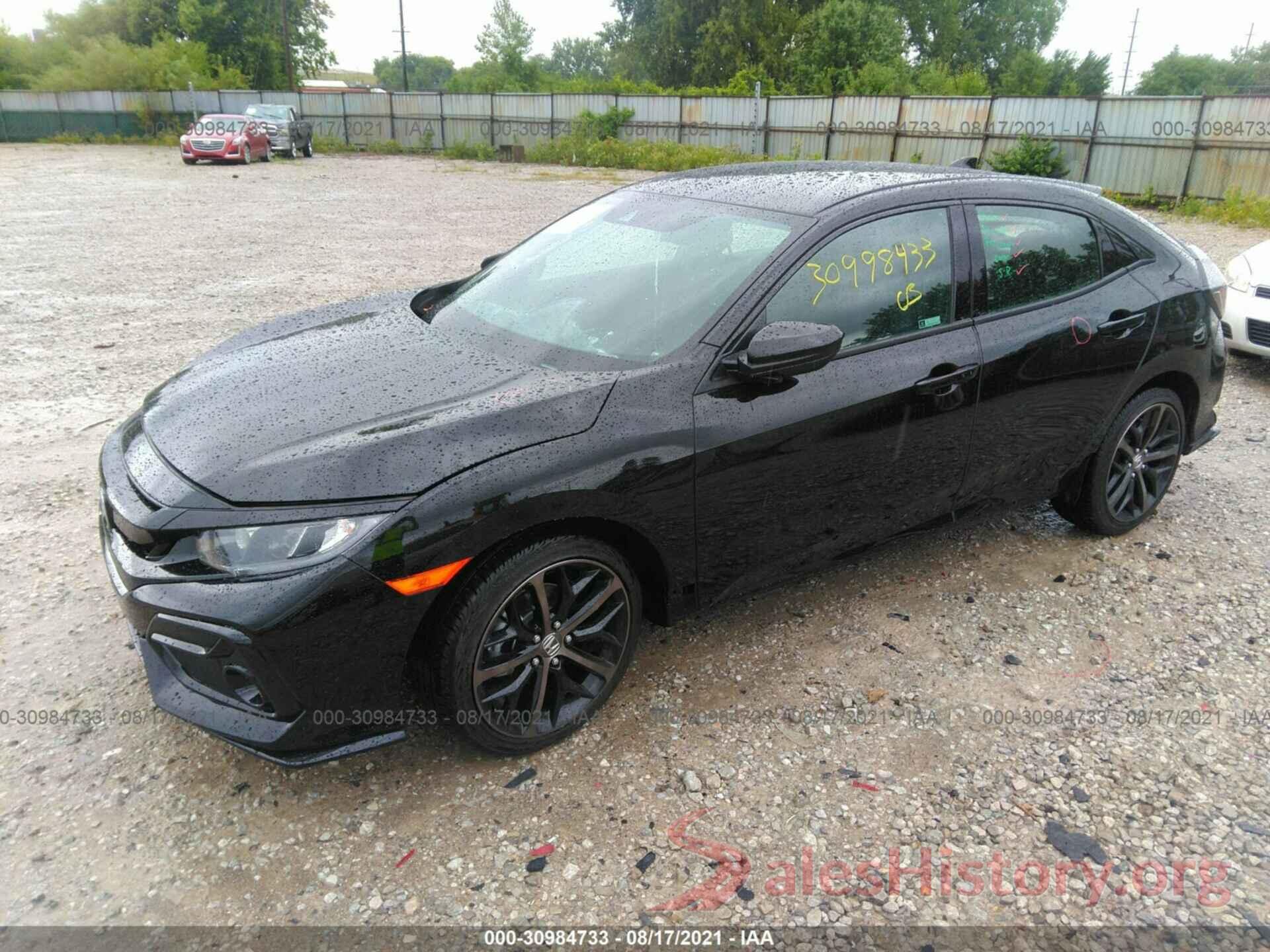 SHHFK7H49MU217976 2021 HONDA CIVIC HATCHBACK