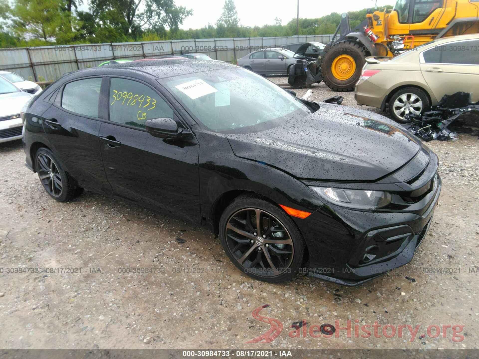 SHHFK7H49MU217976 2021 HONDA CIVIC HATCHBACK