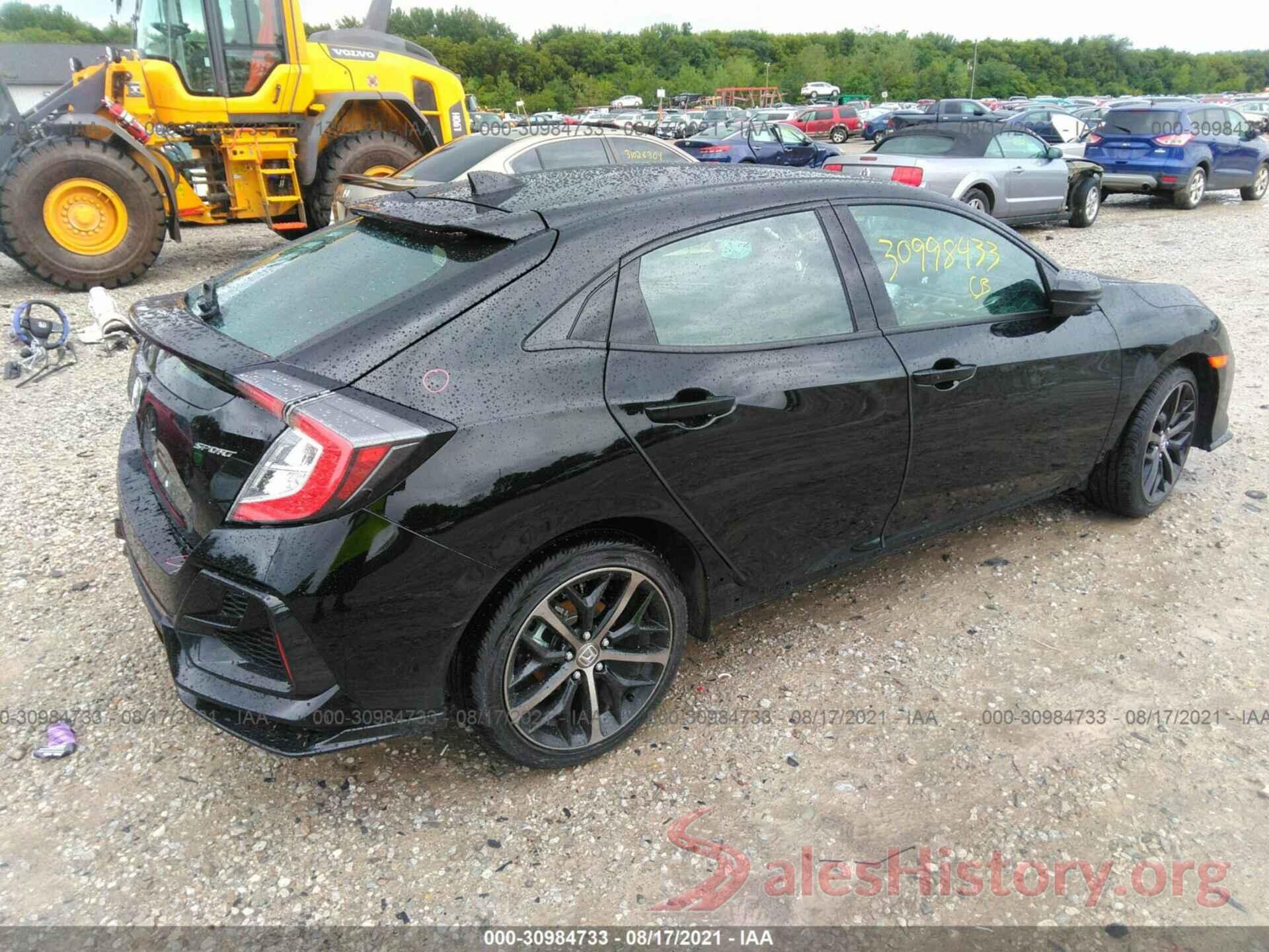 SHHFK7H49MU217976 2021 HONDA CIVIC HATCHBACK