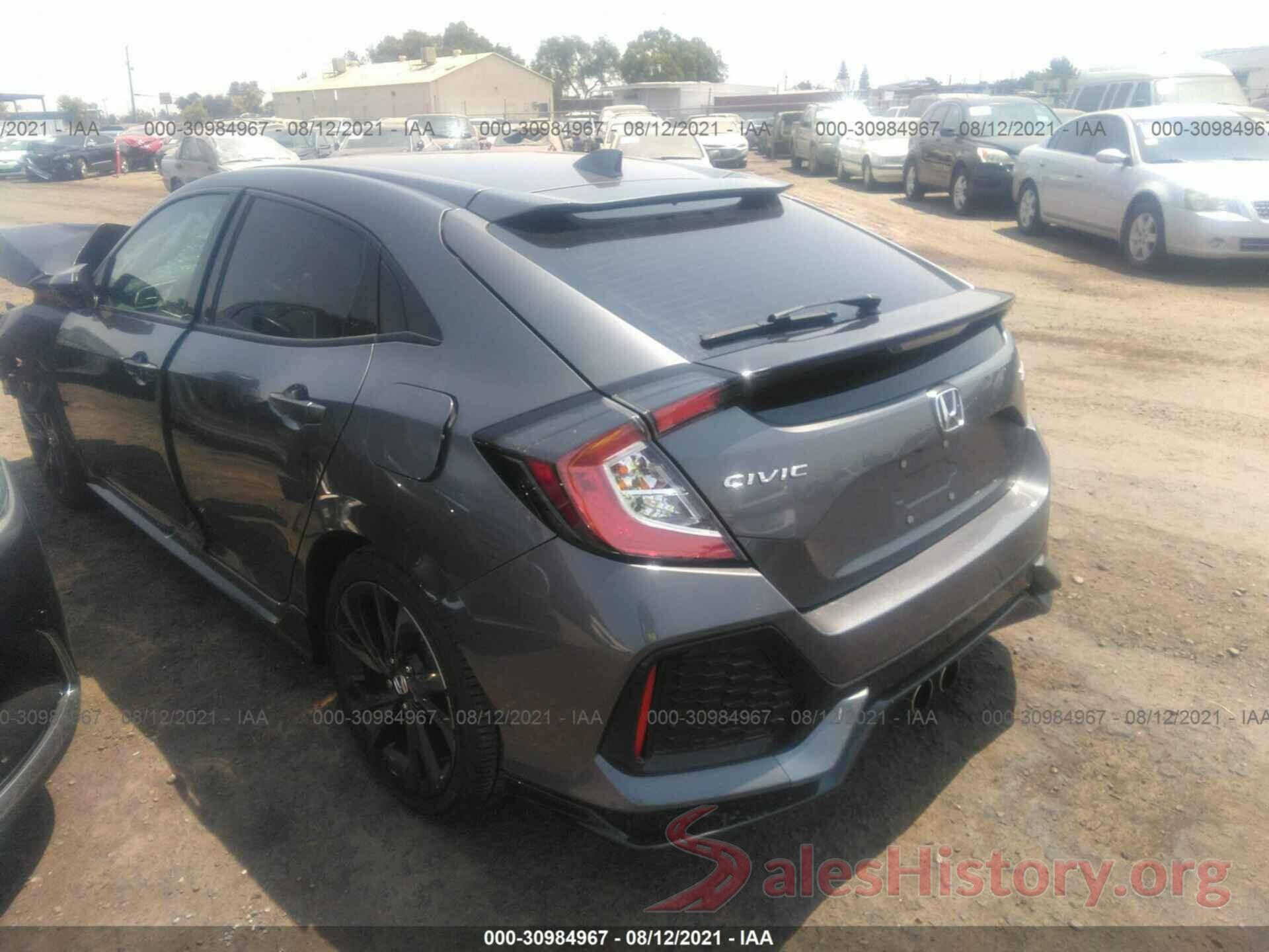 SHHFK7H99JU411415 2018 HONDA CIVIC HATCHBACK