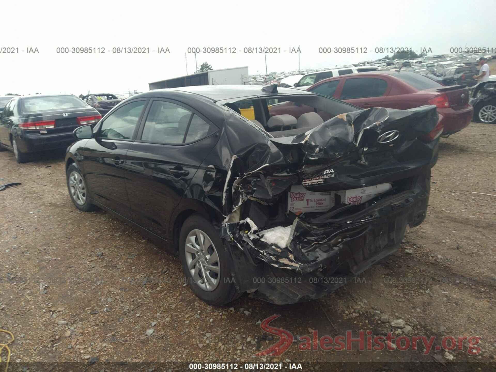 KMHD74LF4HU371005 2017 HYUNDAI ELANTRA