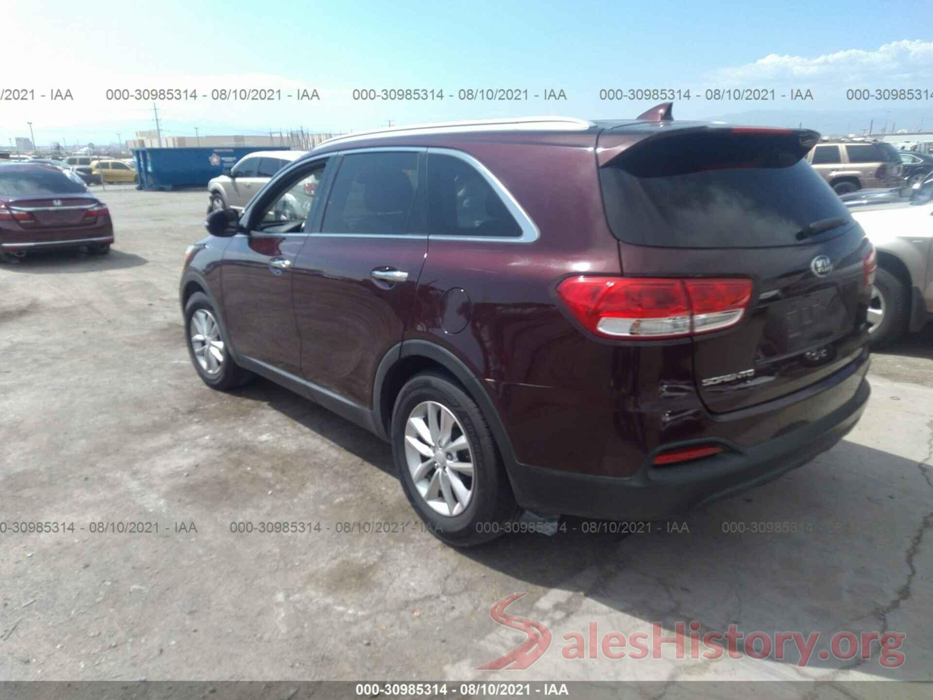 5XYPG4A30GG171409 2016 KIA SORENTO