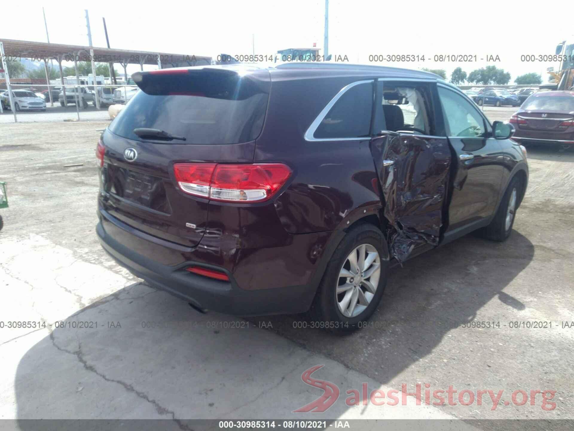 5XYPG4A30GG171409 2016 KIA SORENTO