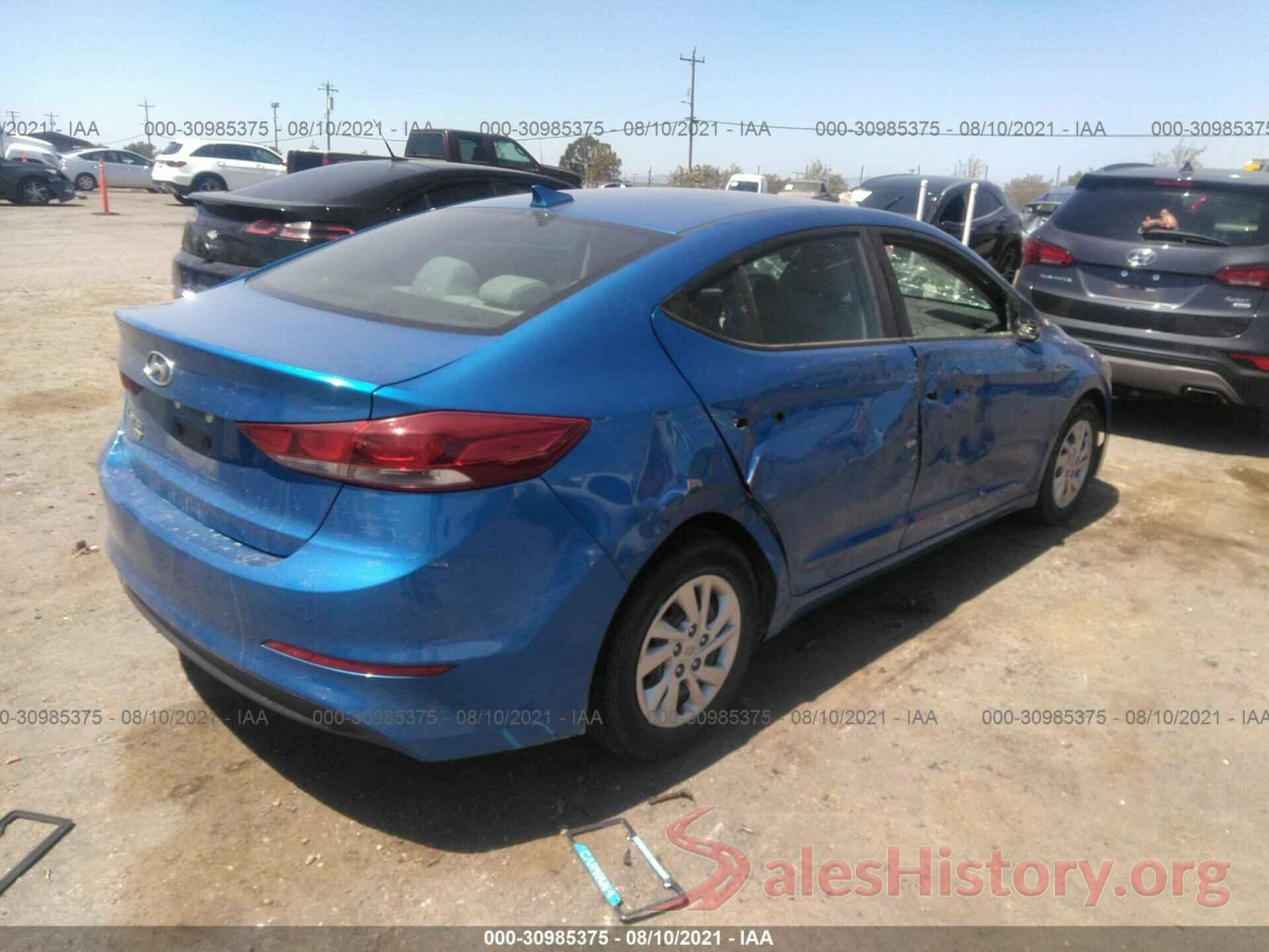 KMHD74LF4HU085817 2017 HYUNDAI ELANTRA