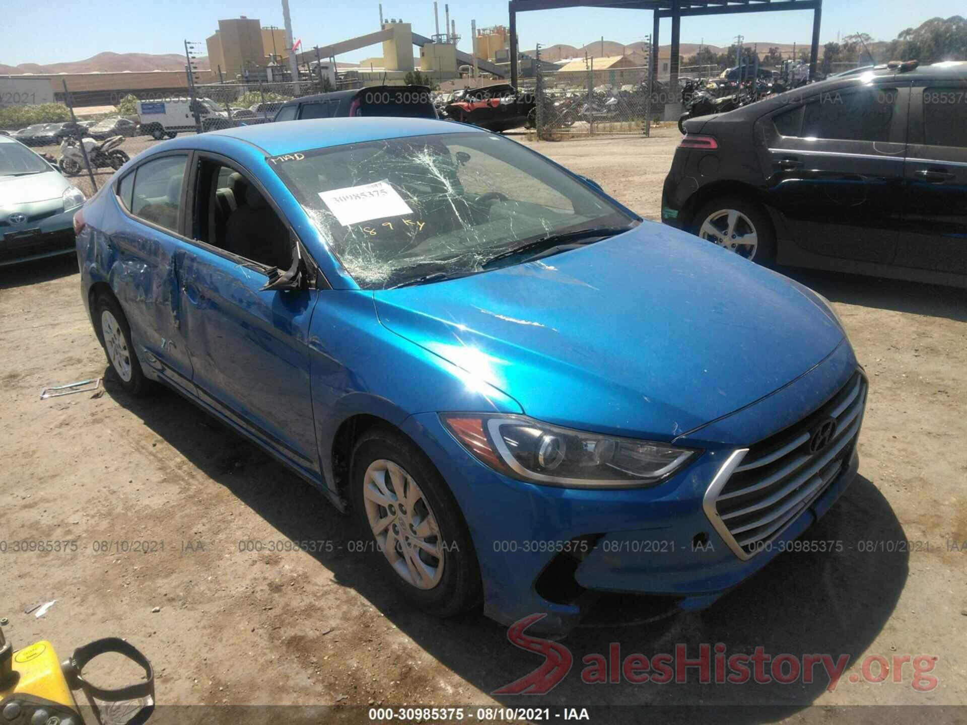 KMHD74LF4HU085817 2017 HYUNDAI ELANTRA