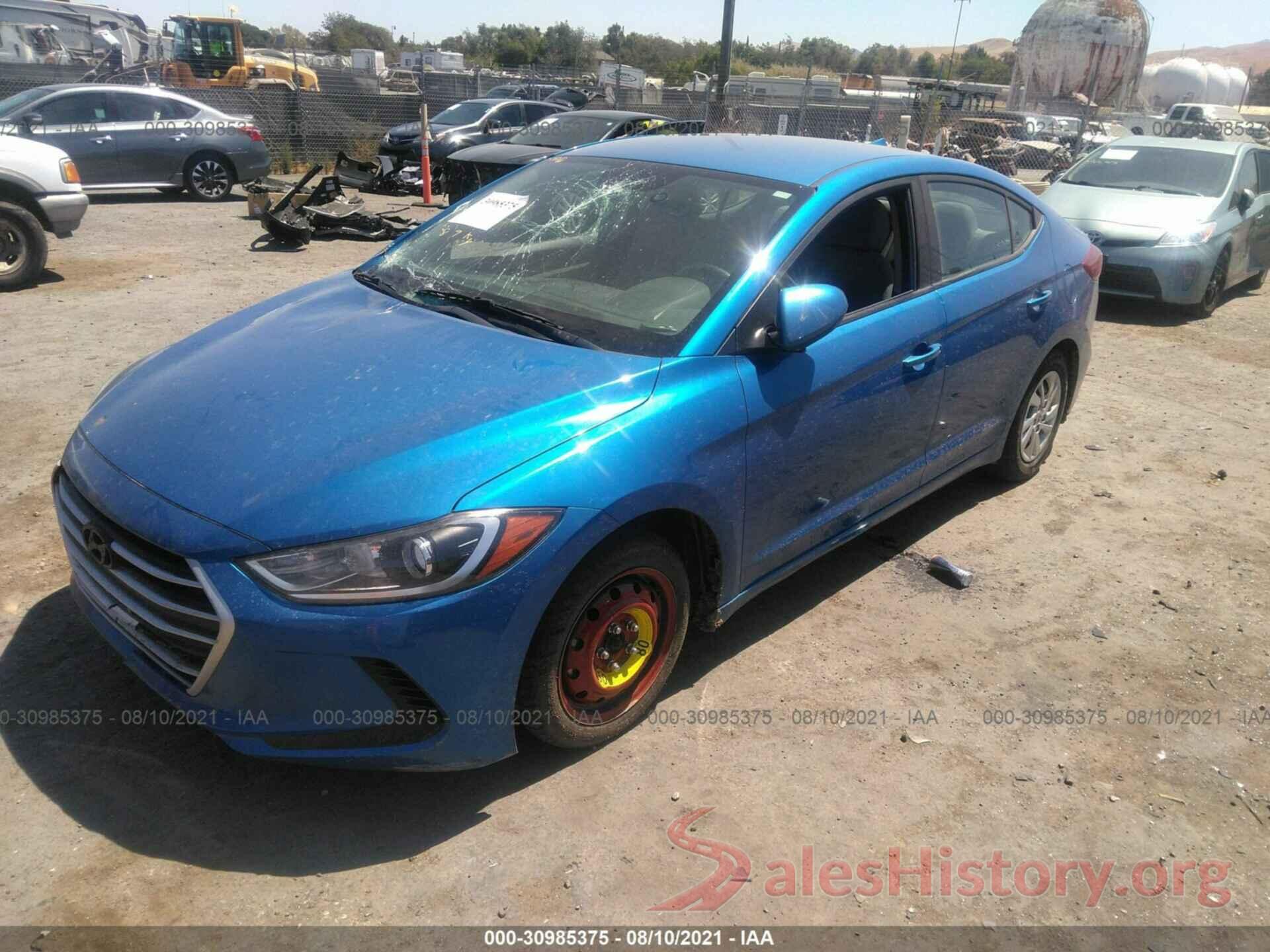 KMHD74LF4HU085817 2017 HYUNDAI ELANTRA