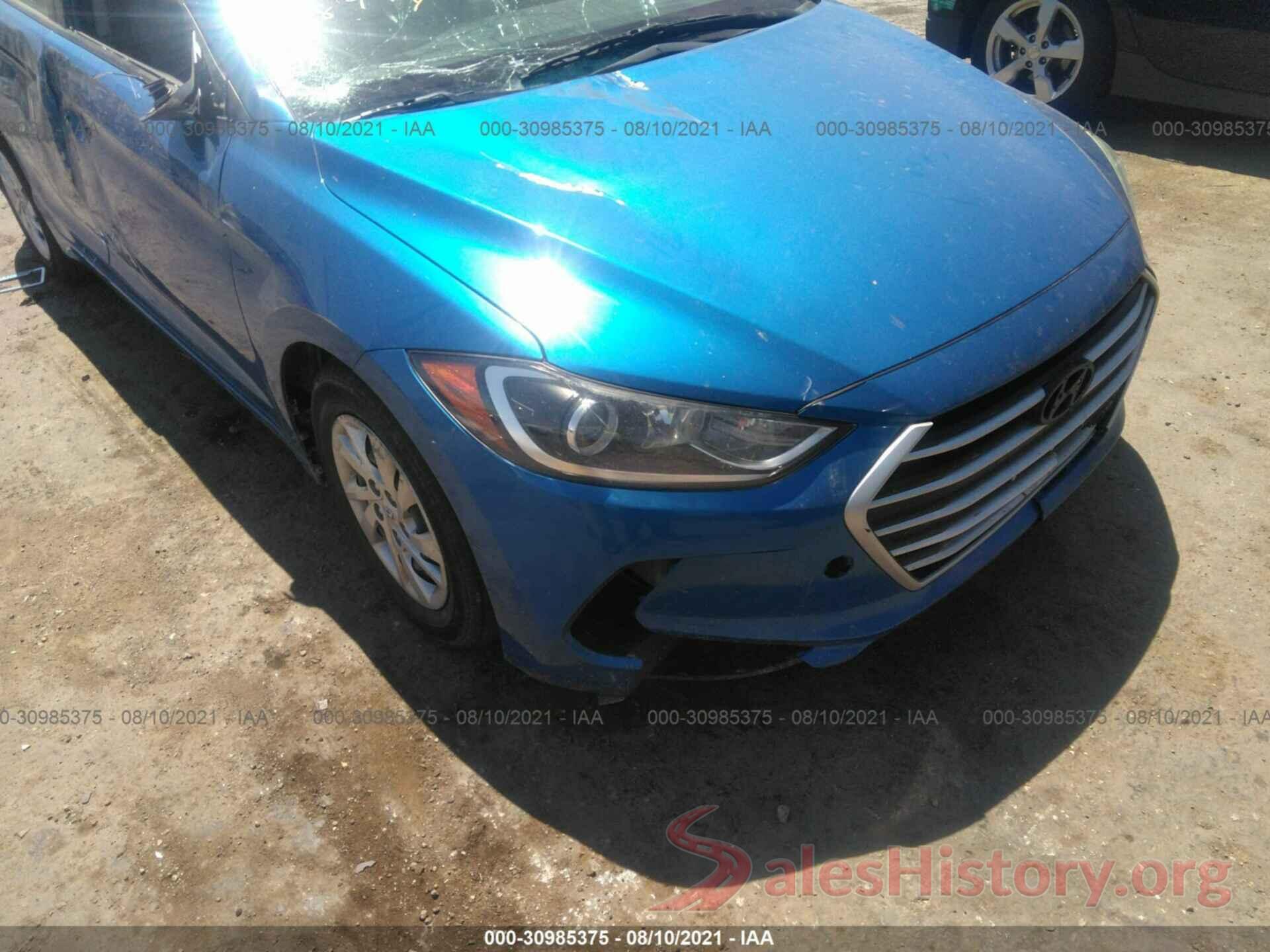 KMHD74LF4HU085817 2017 HYUNDAI ELANTRA