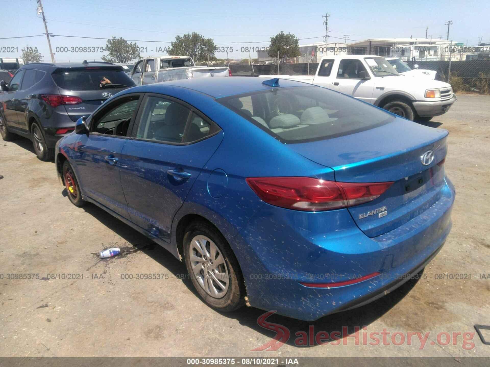 KMHD74LF4HU085817 2017 HYUNDAI ELANTRA