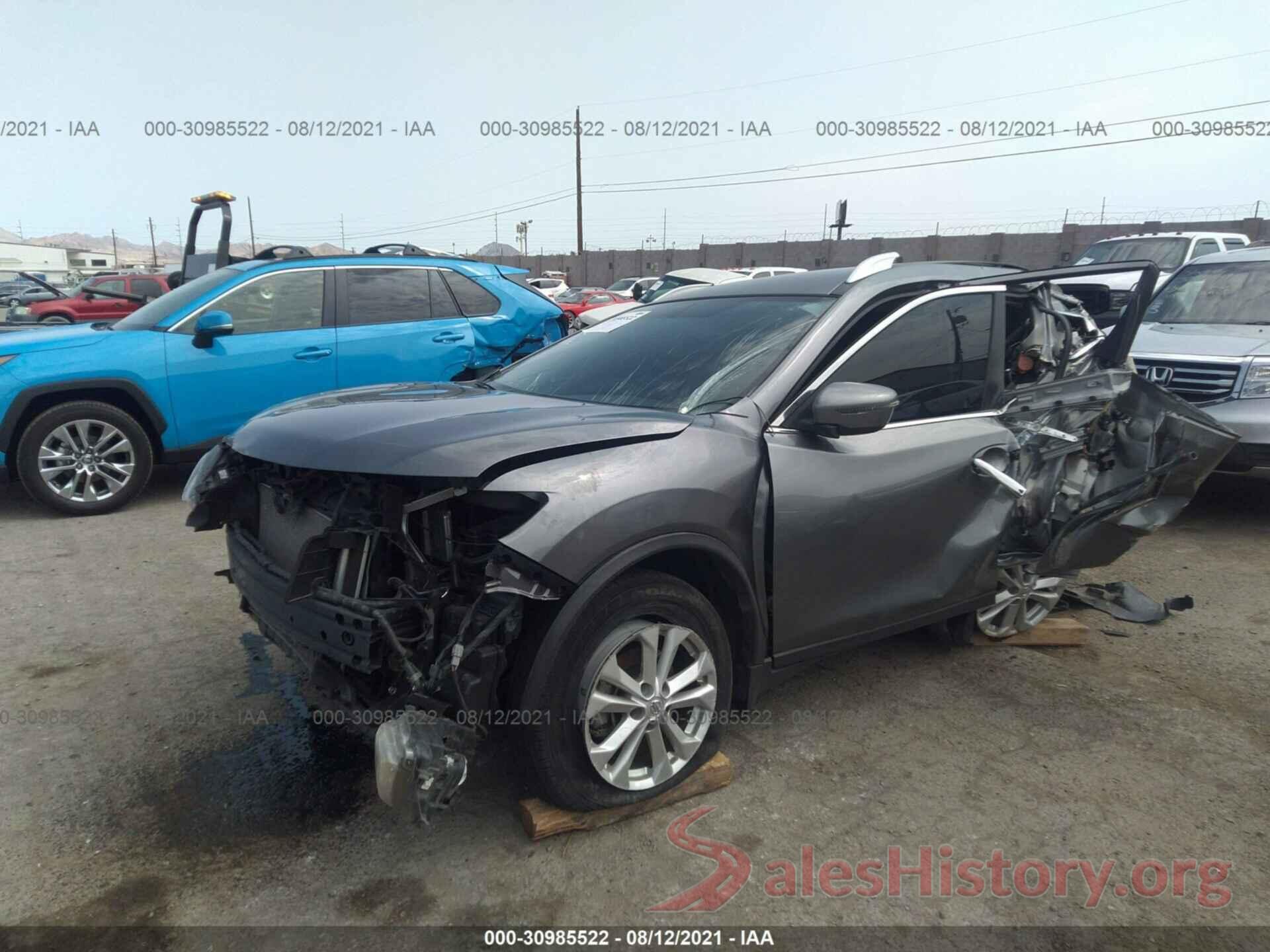 KNMAT2MT2GP727427 2016 NISSAN ROGUE