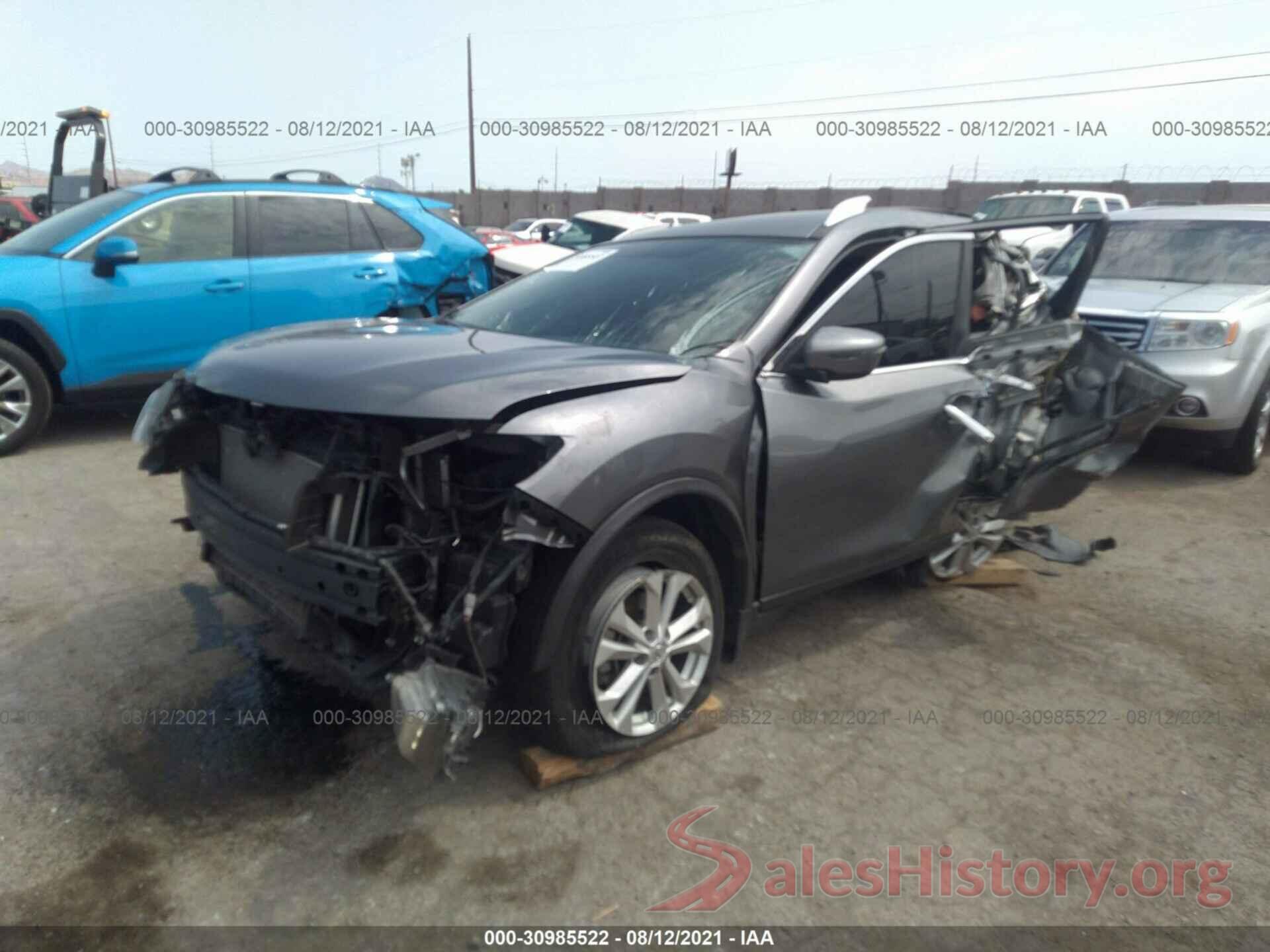 KNMAT2MT2GP727427 2016 NISSAN ROGUE