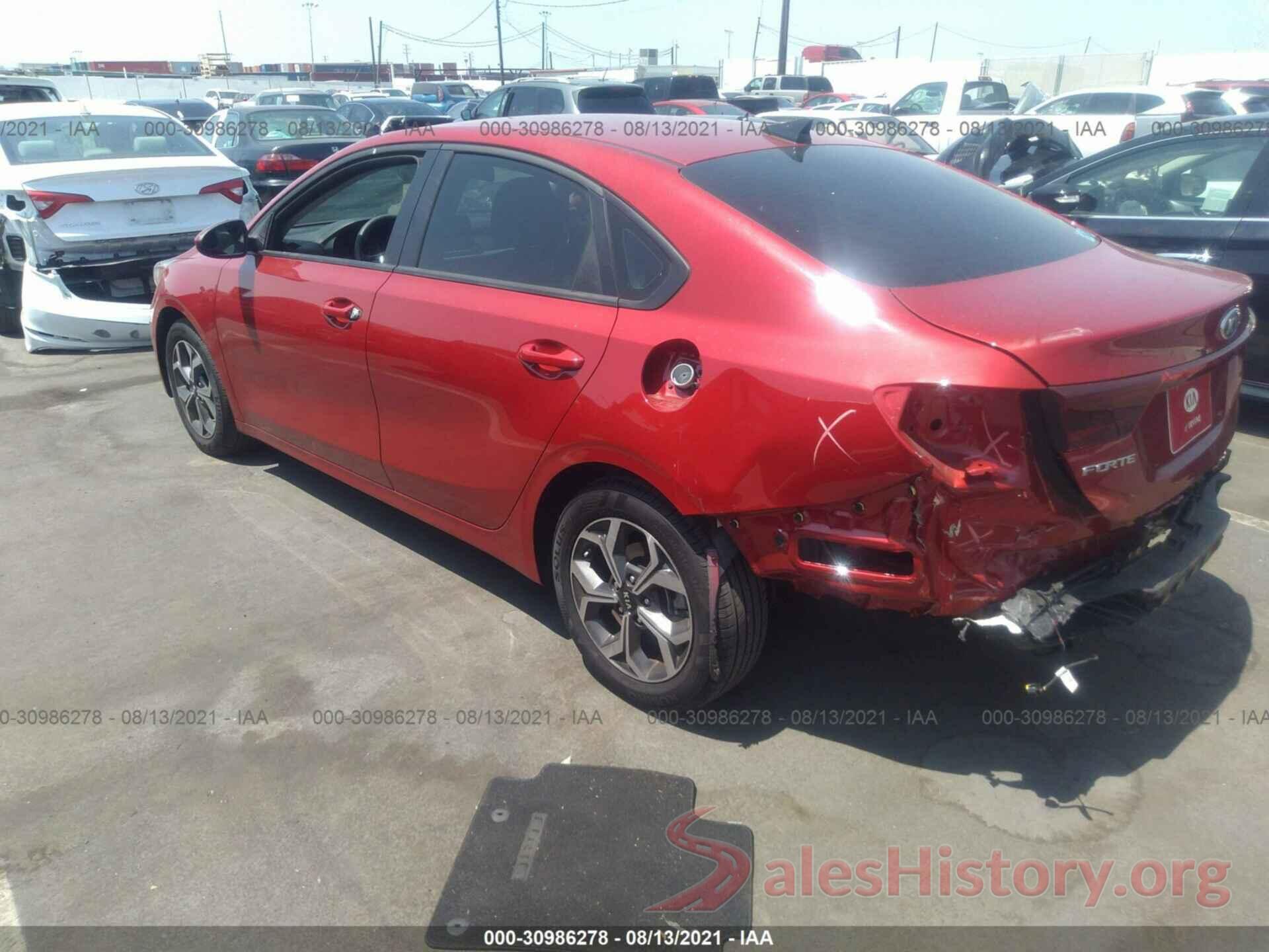 3KPF24AD9LE194844 2020 KIA FORTE