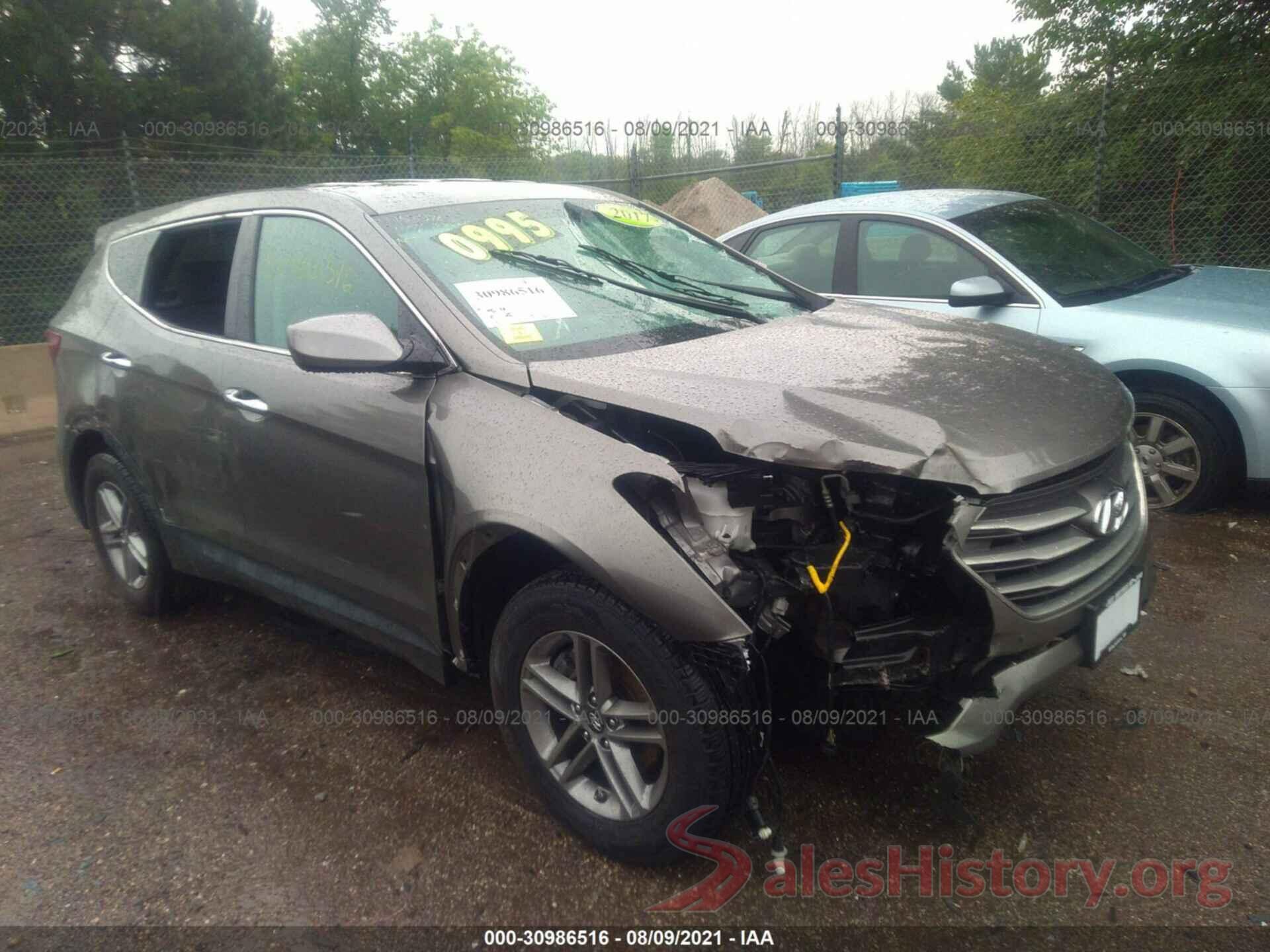 5NMZTDLB6HH037066 2017 HYUNDAI SANTA FE SPORT