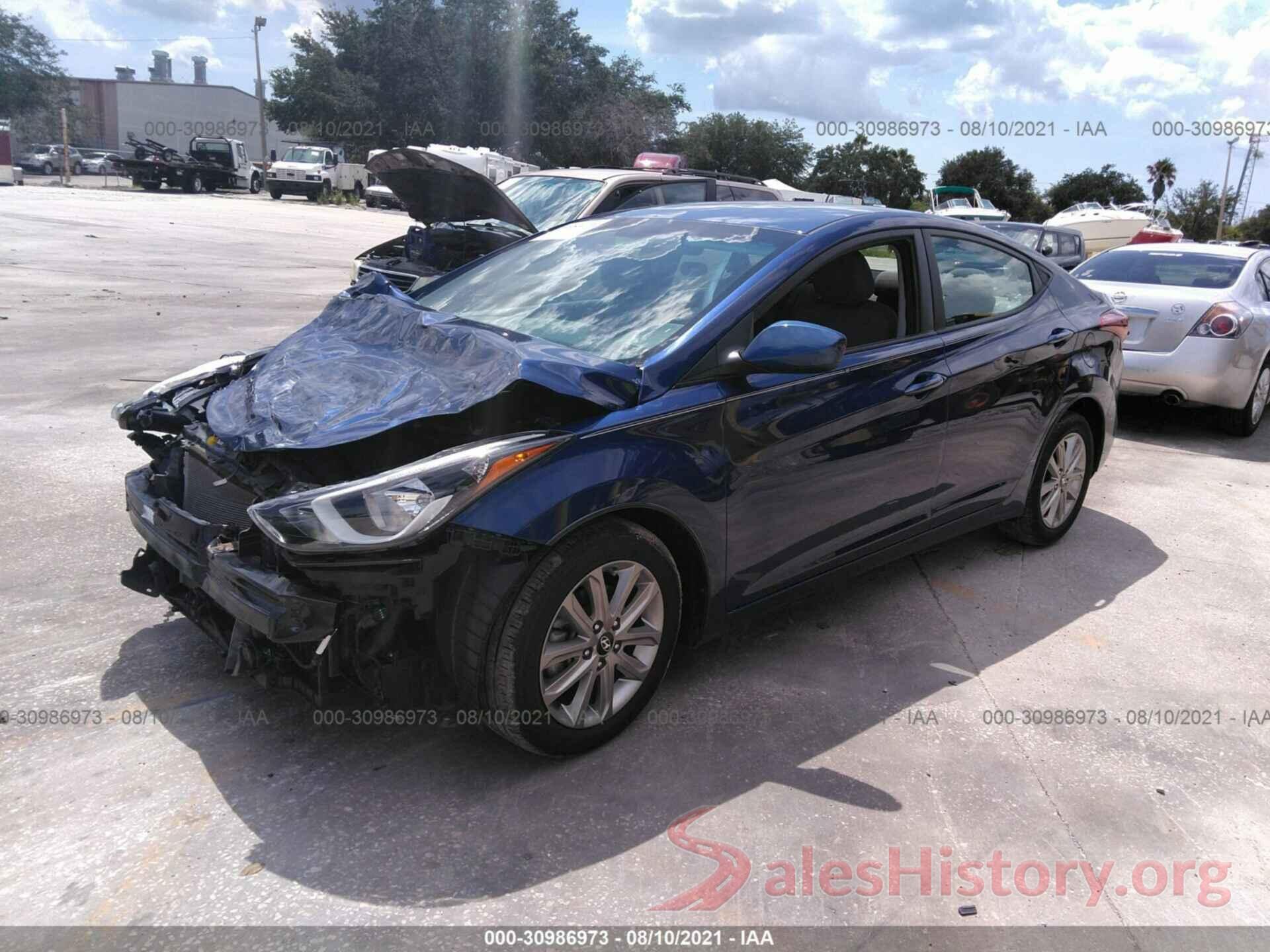 5NPDH4AE5GH747103 2016 HYUNDAI ELANTRA