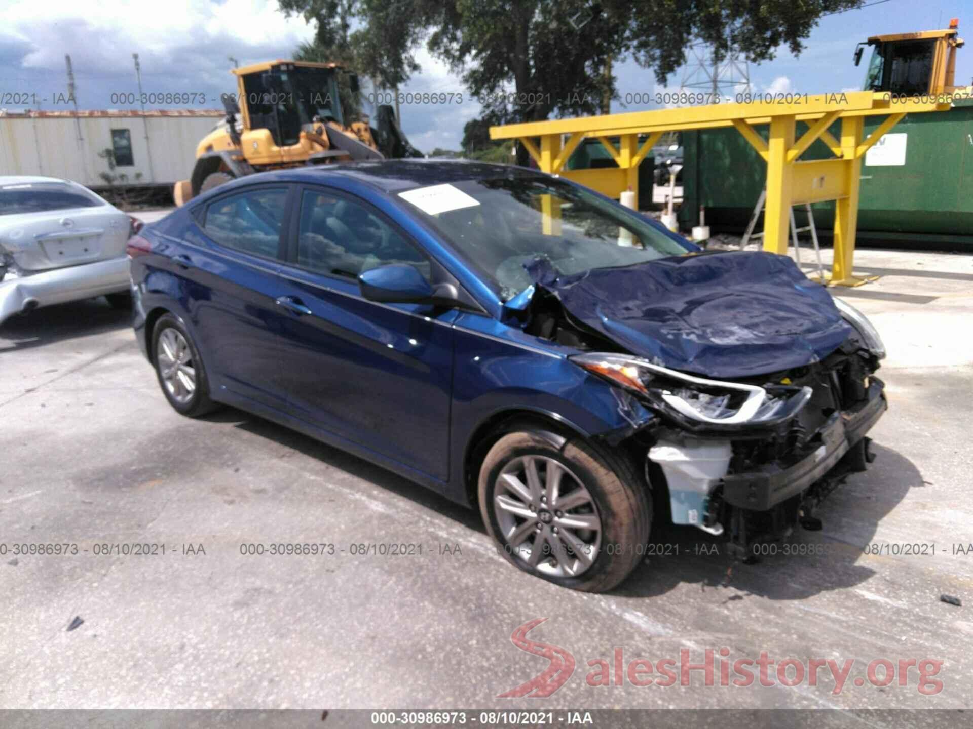 5NPDH4AE5GH747103 2016 HYUNDAI ELANTRA