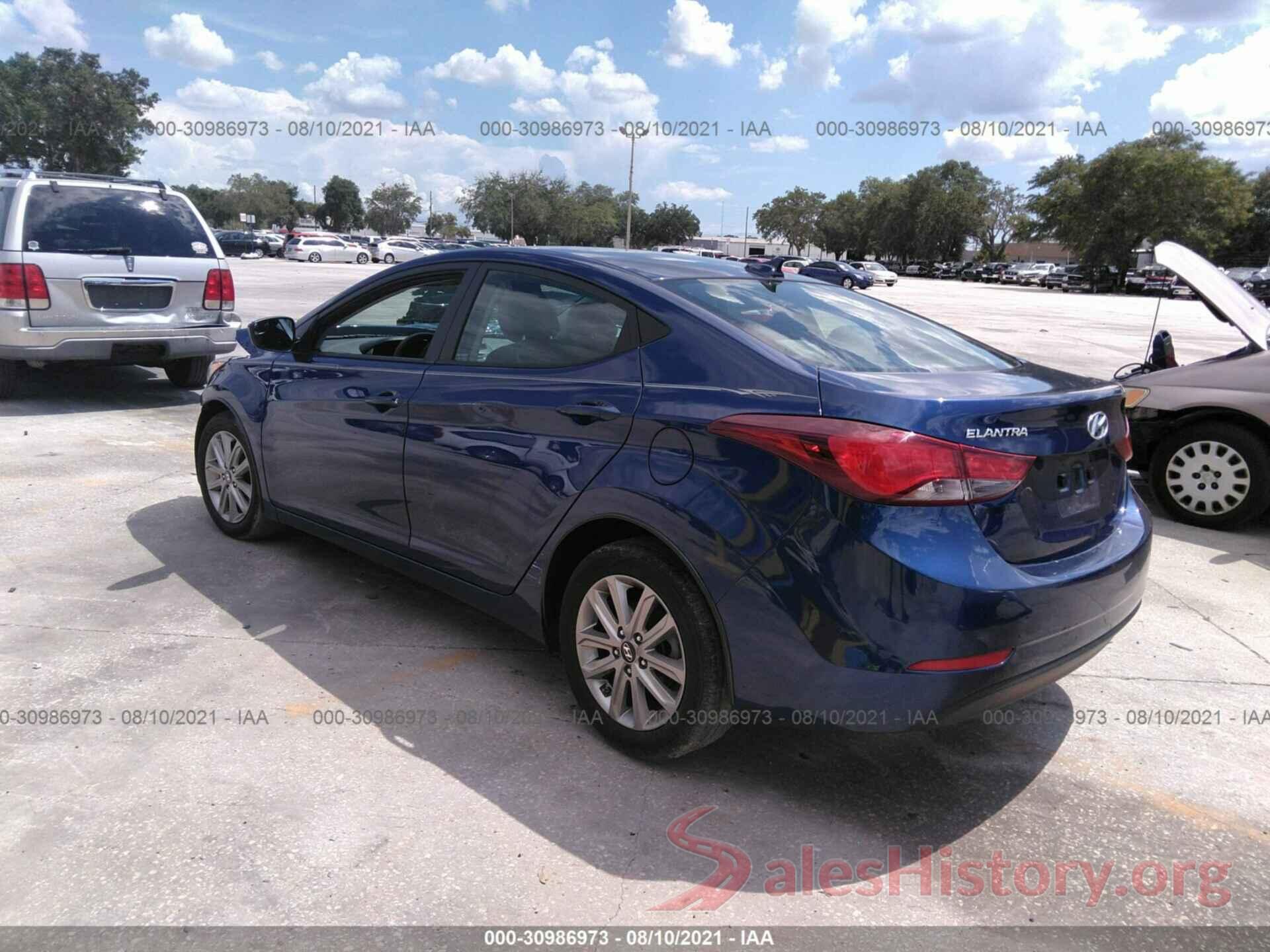 5NPDH4AE5GH747103 2016 HYUNDAI ELANTRA