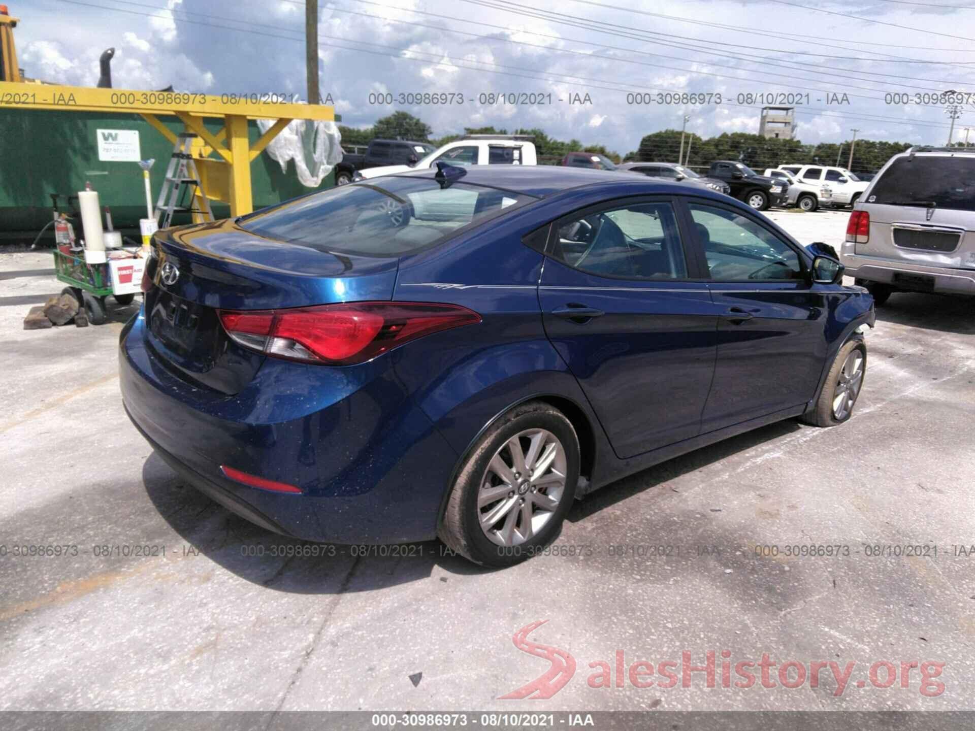 5NPDH4AE5GH747103 2016 HYUNDAI ELANTRA