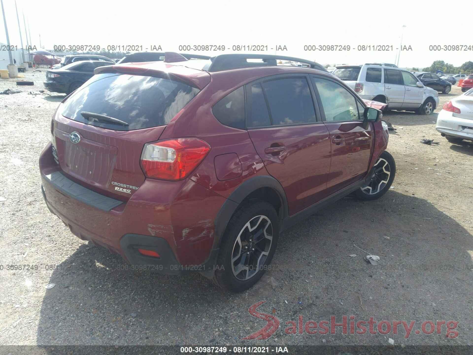 JF2GPALCXGH297667 2016 SUBARU CROSSTREK