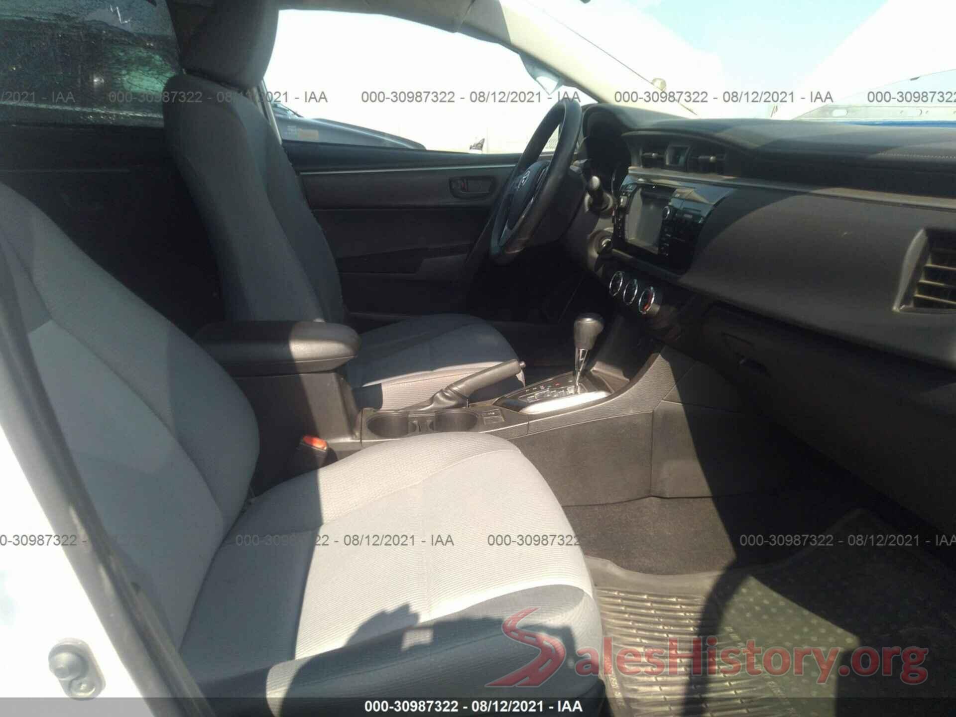 5YFBURHE3GP498387 2016 TOYOTA COROLLA