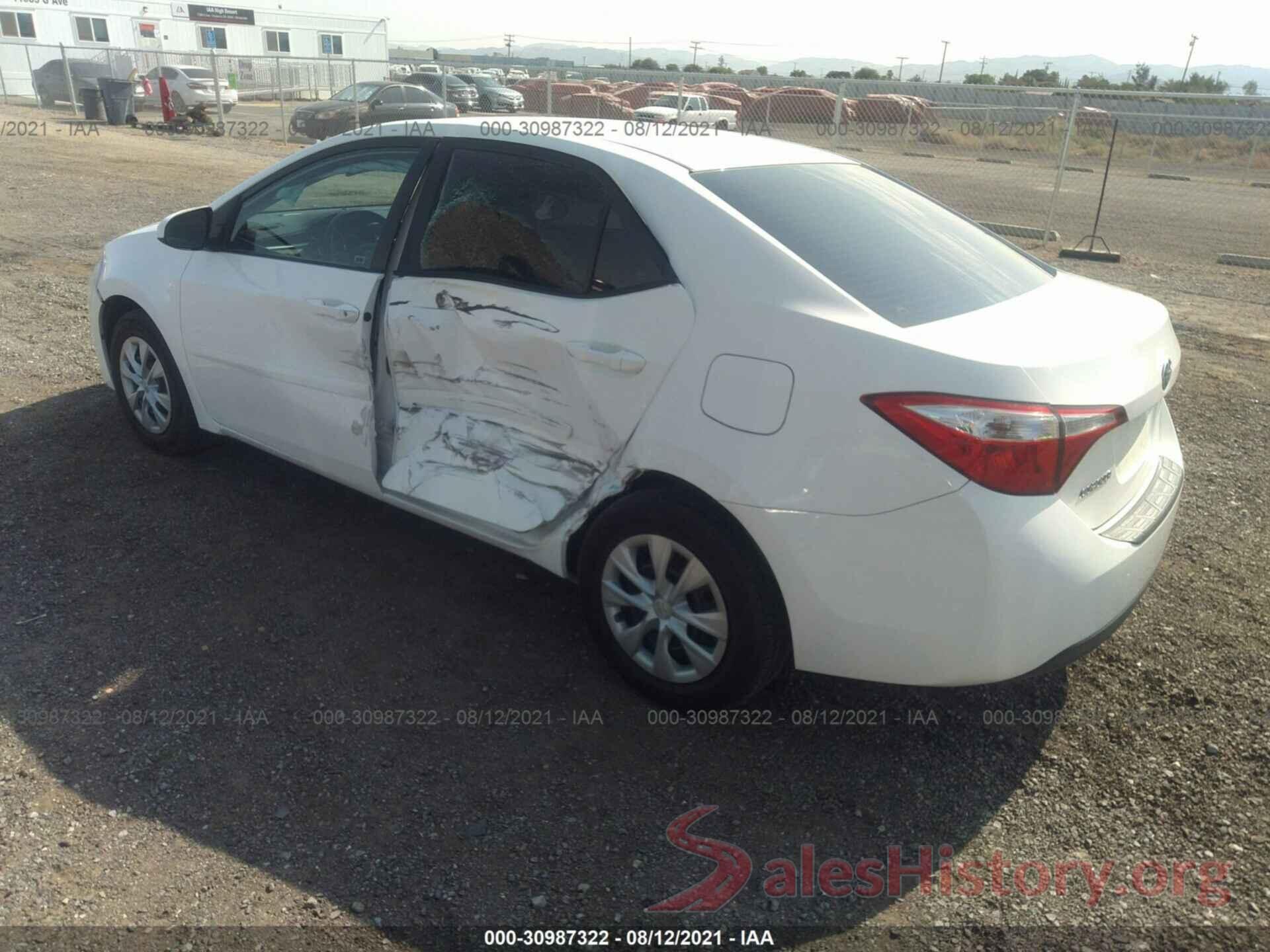 5YFBURHE3GP498387 2016 TOYOTA COROLLA