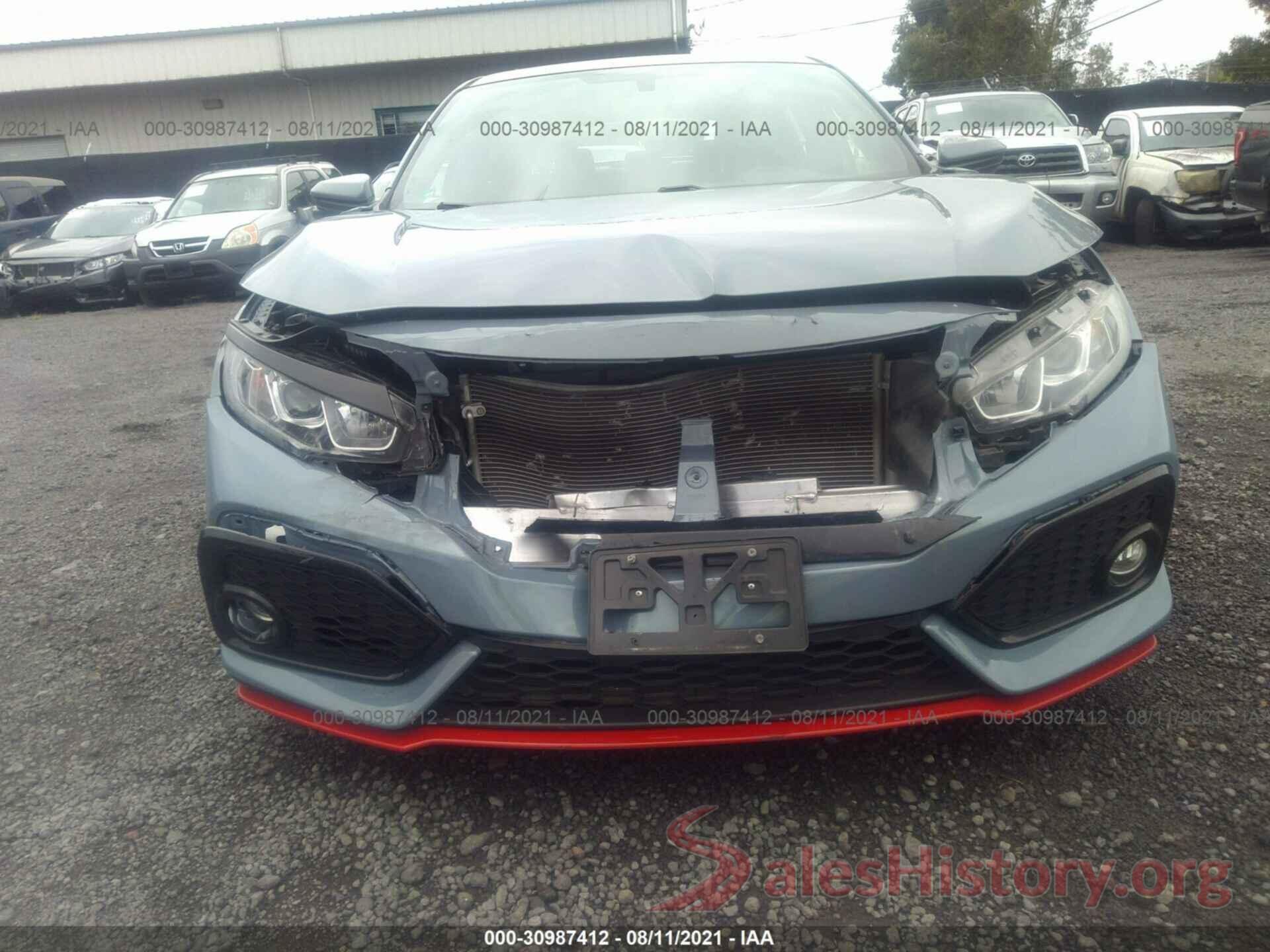 SHHFK7H5XHU215653 2017 HONDA CIVIC HATCHBACK