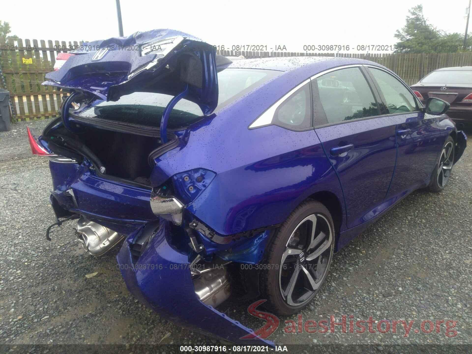 1HGCV2F36MA023750 2021 HONDA ACCORD SEDAN