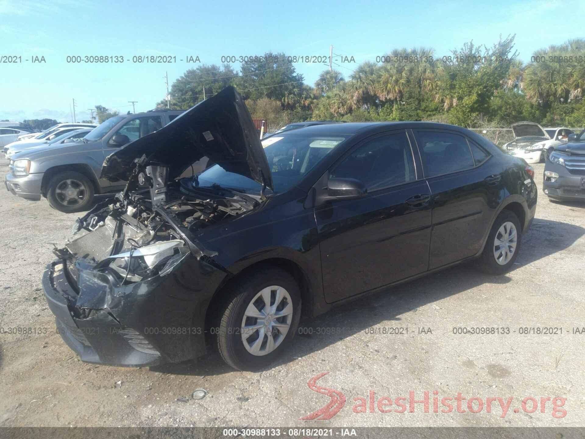 5YFBURHE6GP490722 2016 TOYOTA COROLLA