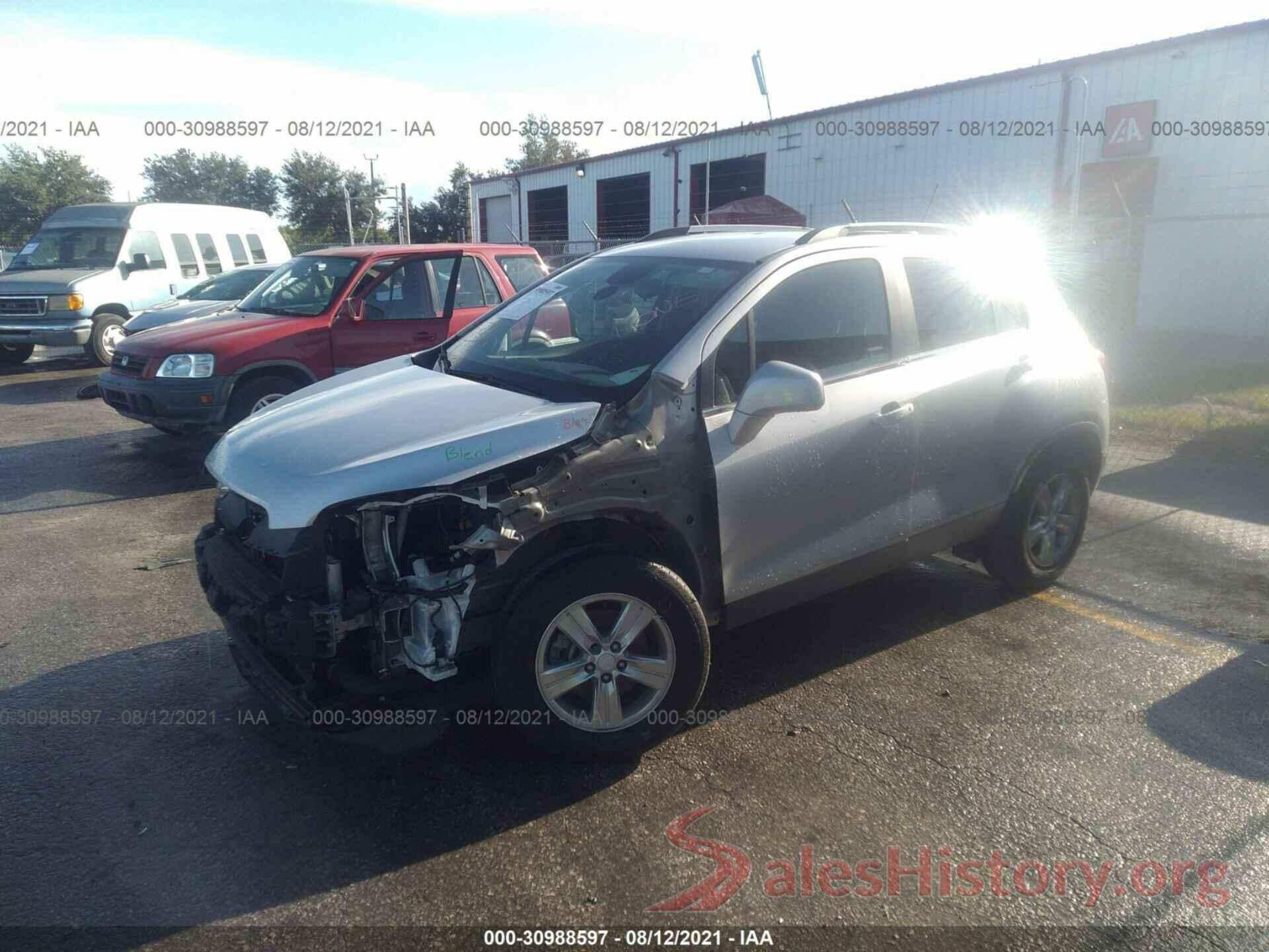 3GNCJLSB3GL184543 2016 CHEVROLET TRAX