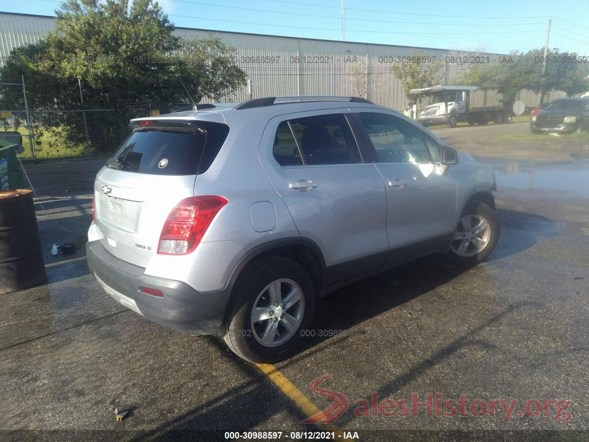 3GNCJLSB3GL184543 2016 CHEVROLET TRAX