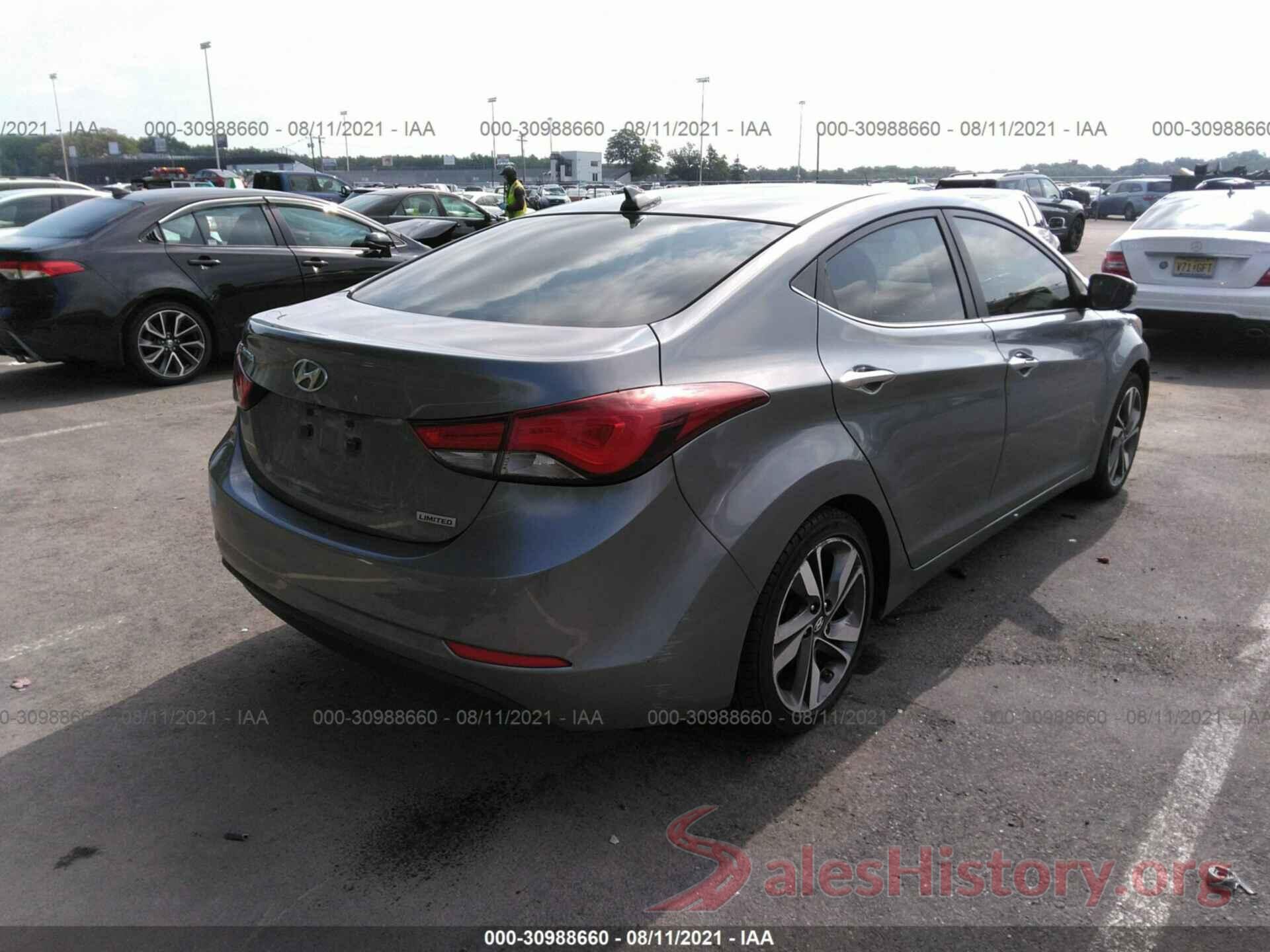 KMHDH4AE4GU596112 2016 HYUNDAI ELANTRA