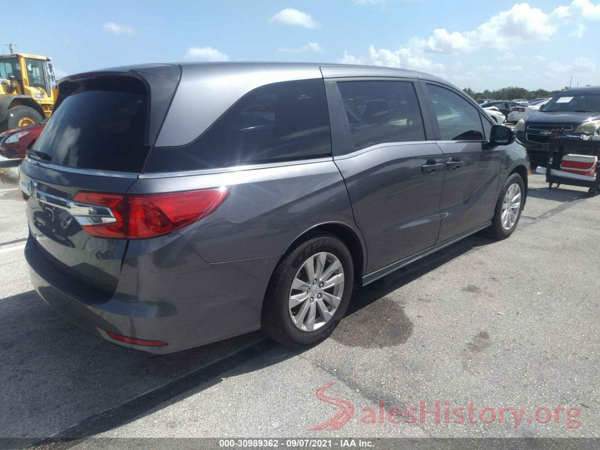 5FNRL6H29KB118544 2019 HONDA ODYSSEY